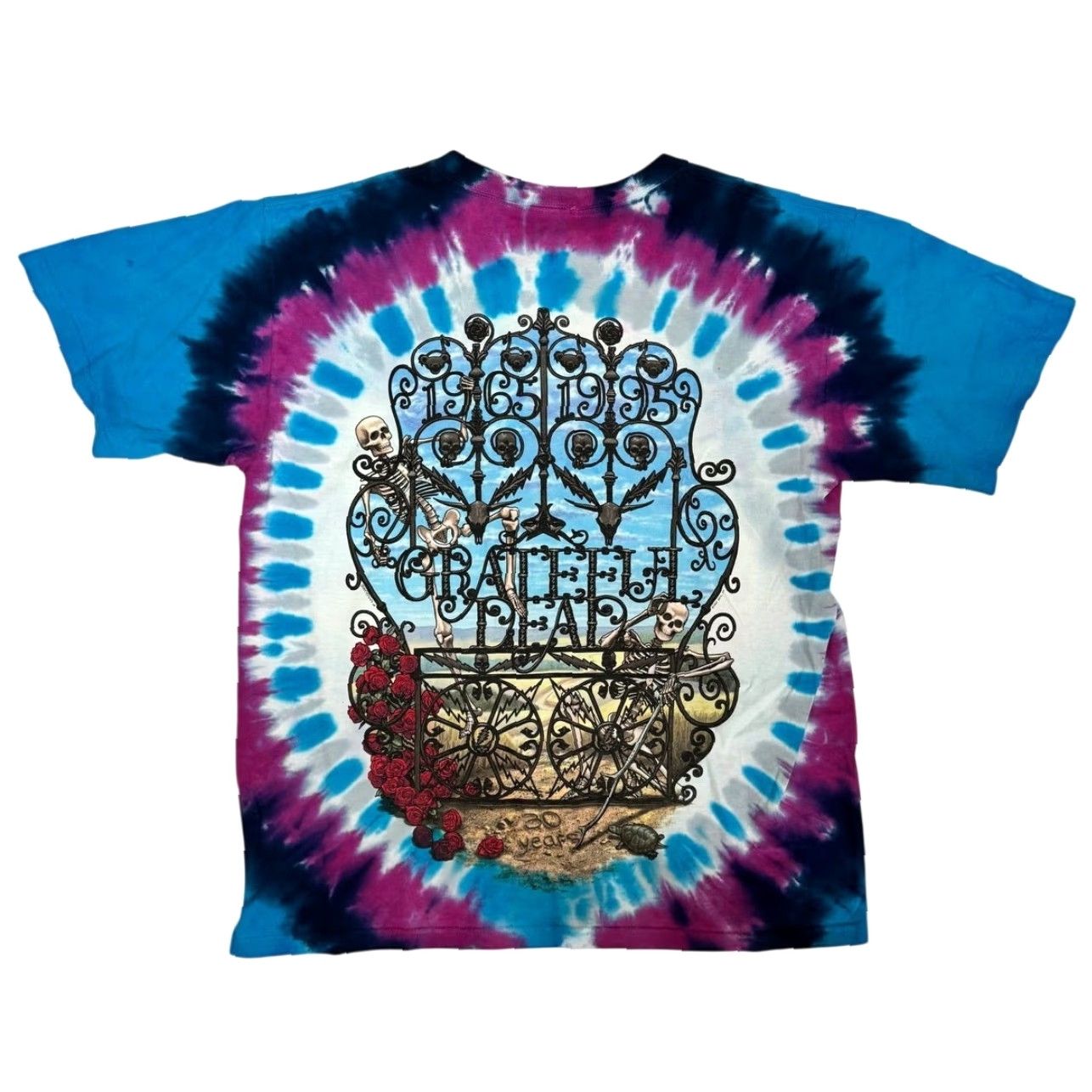 Ripple Junction LIquid Blue Grateful Dead 1965-1995 30 Years T Shirt Men Size M Short Sleeve Y2K Shirt Mens Grateful Dead 1960s 1990s Size US M / EU 48-50 / 2 - 2 Thumbnail