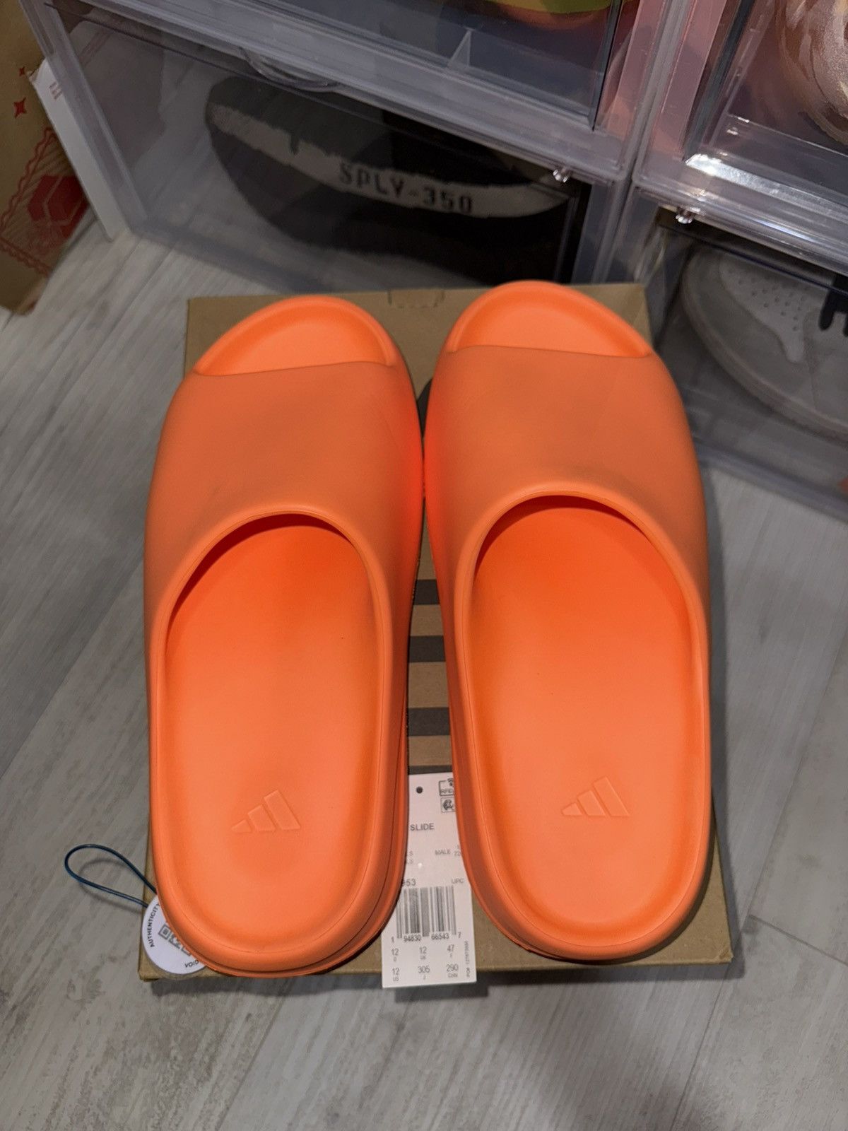 adidas gazelle silver green womens adidas Originals Yeezy Slide - Enflame Orange, Orange / 6