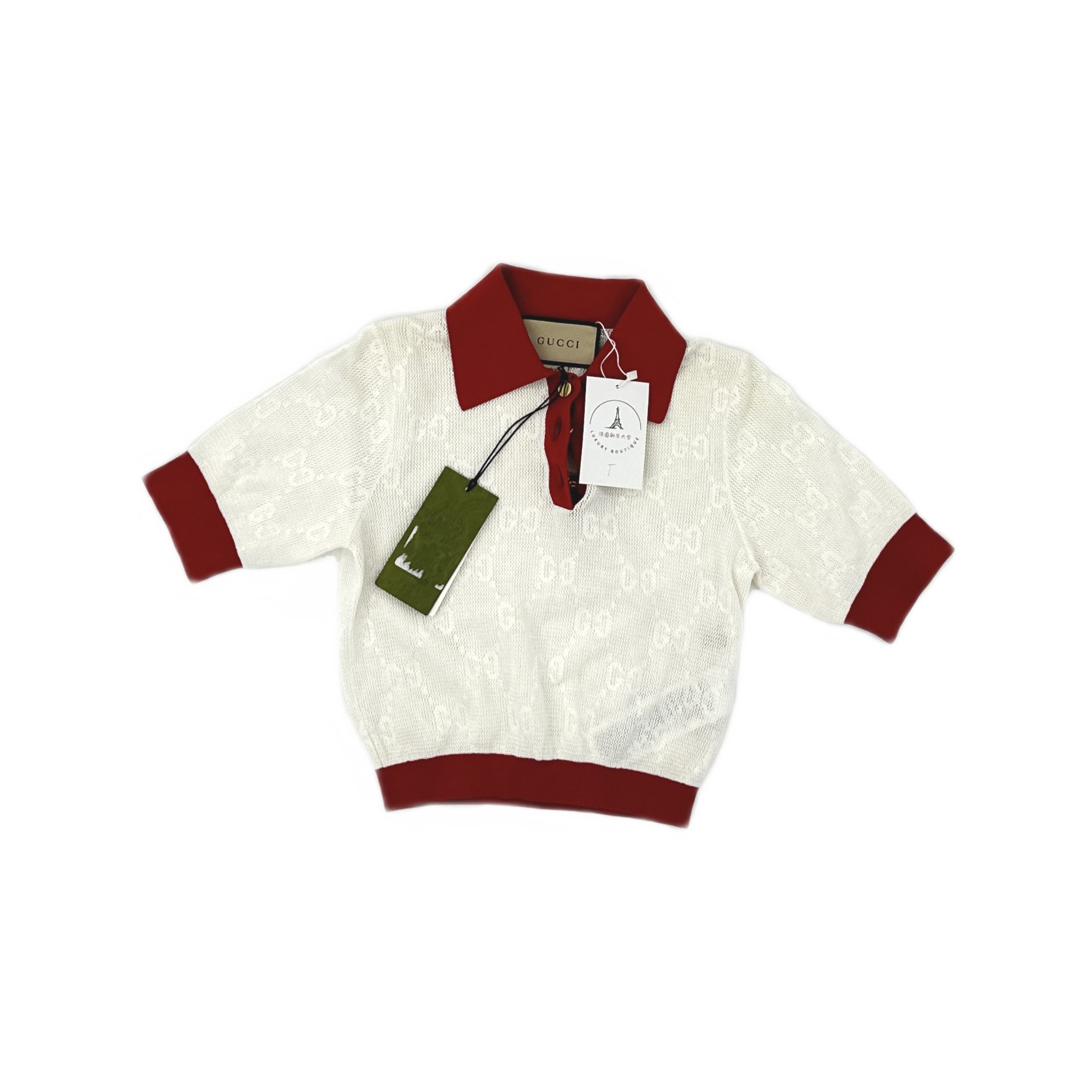 Gucci Gucci GG Logo Knit Polo Size XS Size XS / US 0-2 / IT 36-38 - 1 Thumbnail