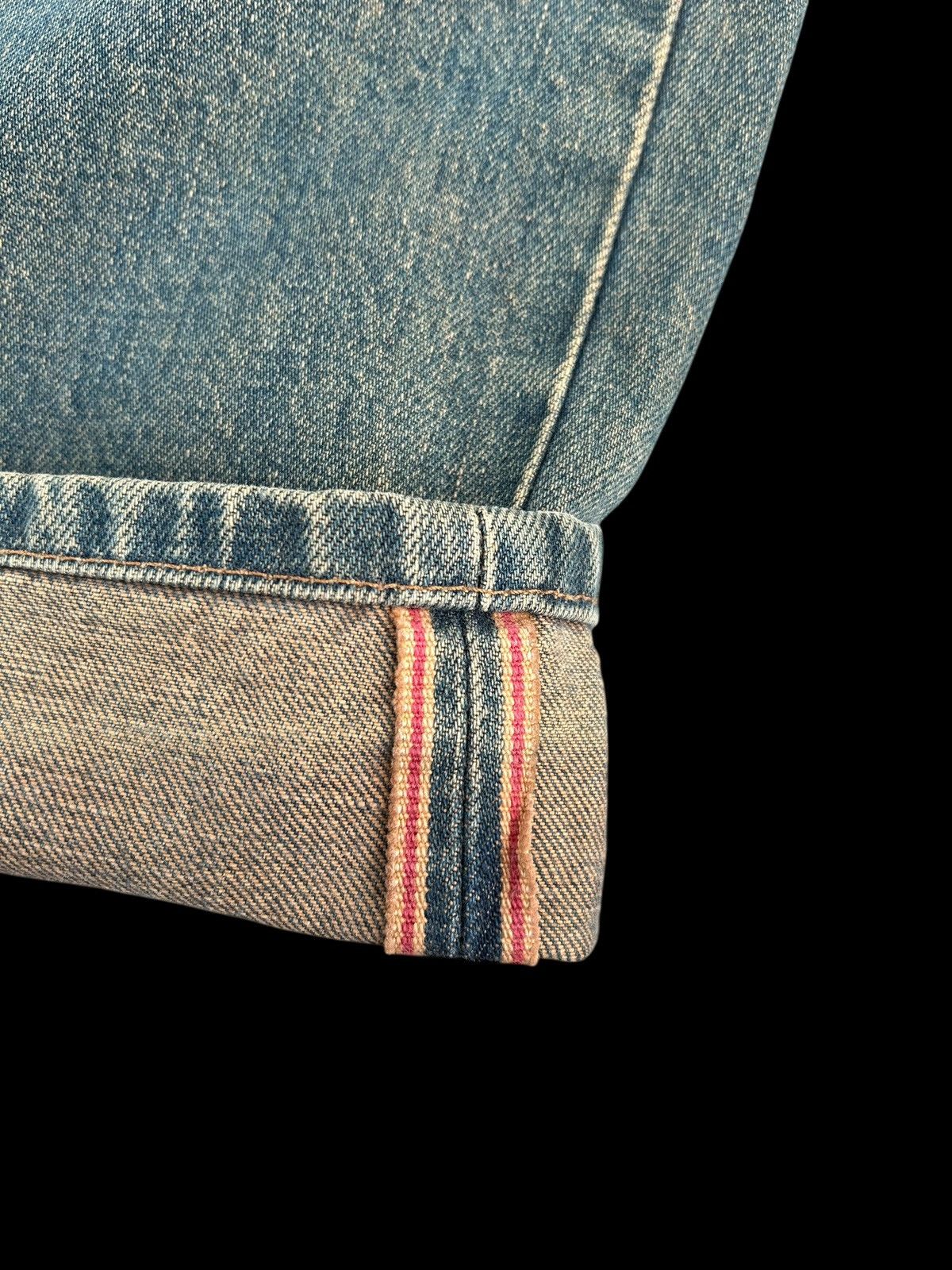 Kapital Vintage Wrangler Selvedge Rusty Mudwash Distressed Denim Size US 30 / EU 46 - 3 Thumbnail
