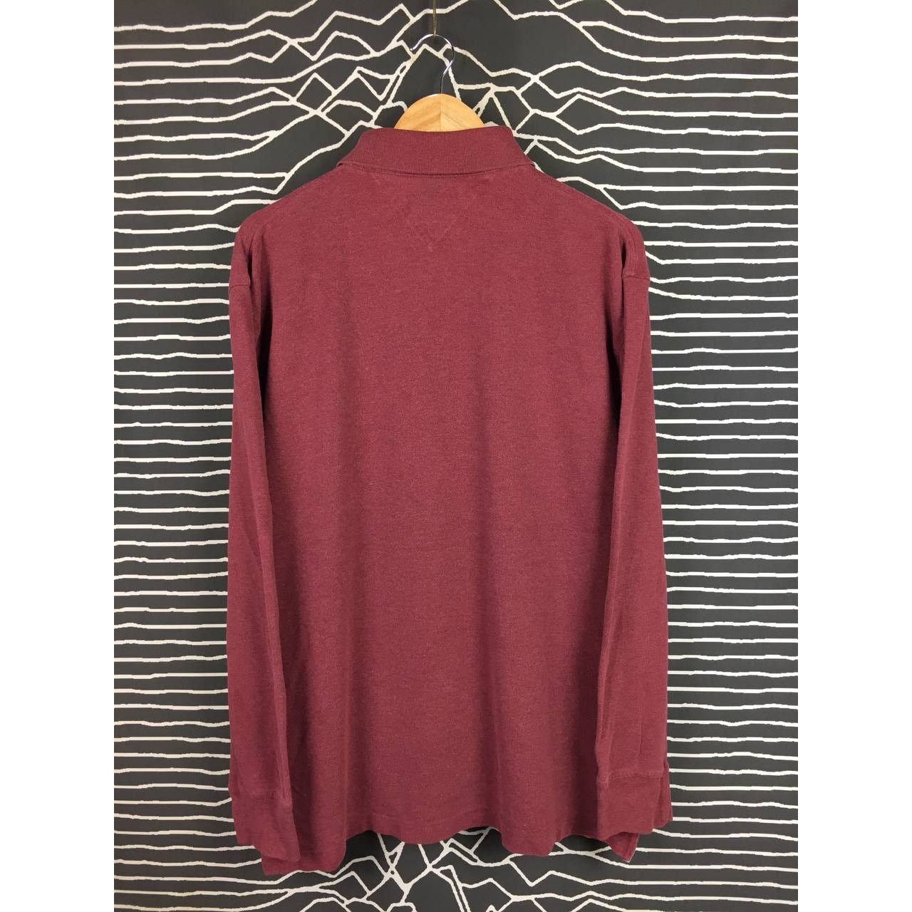 Tommy Hilfiger × Vintage Tommy Hilfiger Small Logo Classic Fit Longsleeve Polo Tee Size US XL / EU 56 / 4 - 6 Thumbnail
