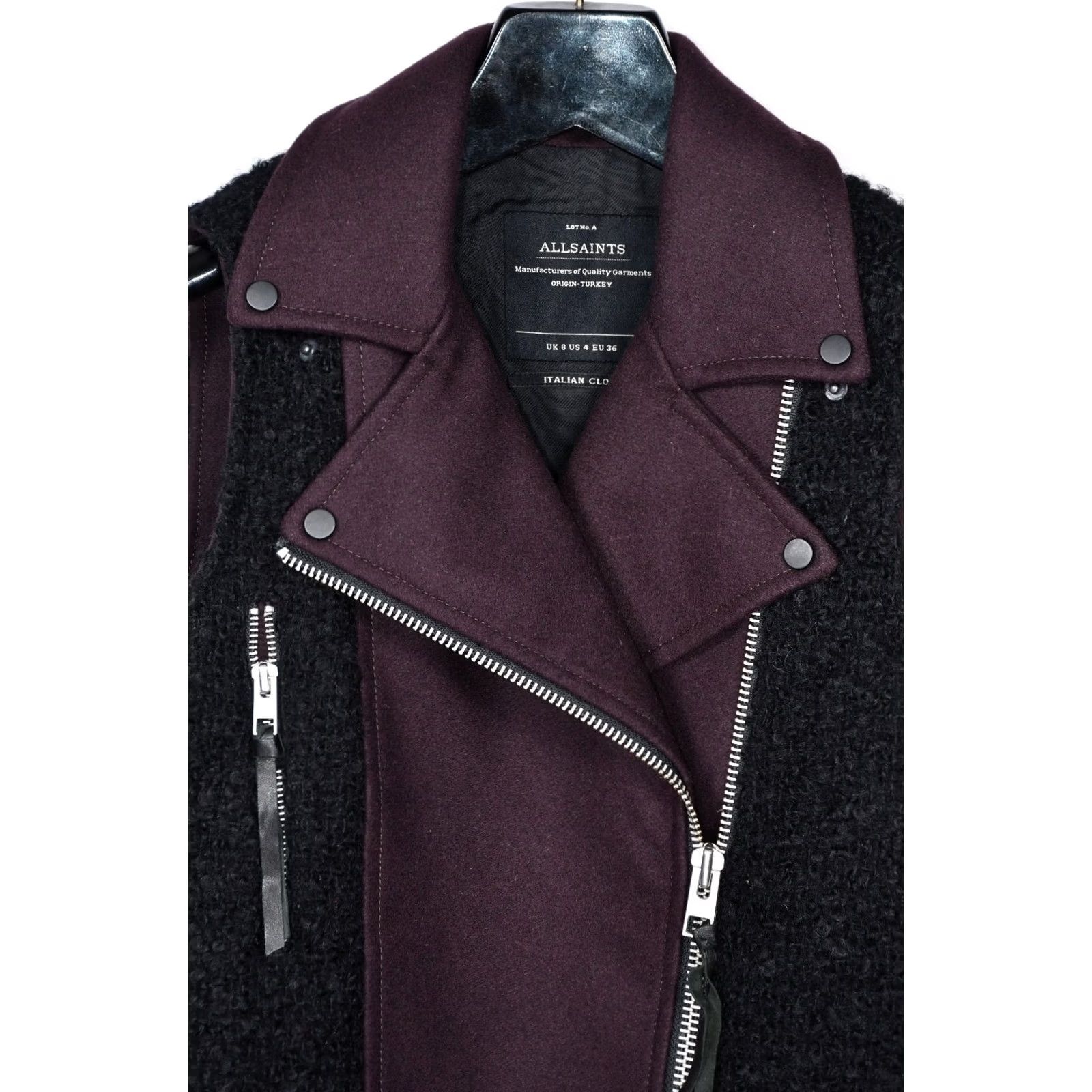 Allsaints AllSaints Vest Women US4 Multicolor Biker Womens Size S / US 4 / IT 40 - 3 Thumbnail