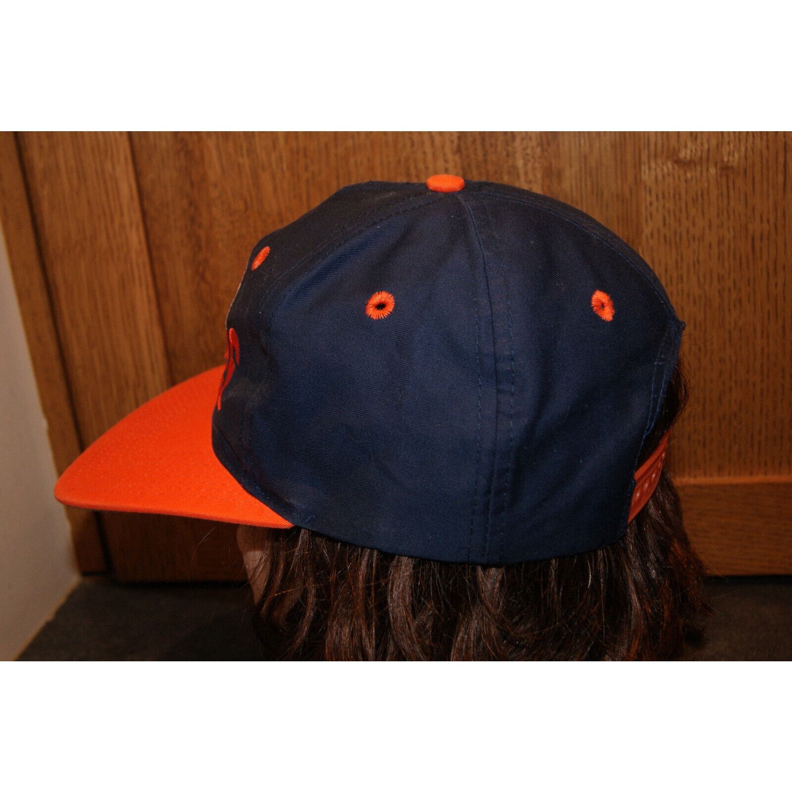 NFL VTG 90s Chicago Bears Eastport Hat Cap Snapback Face Spell Size ONE SIZE - 5 Thumbnail