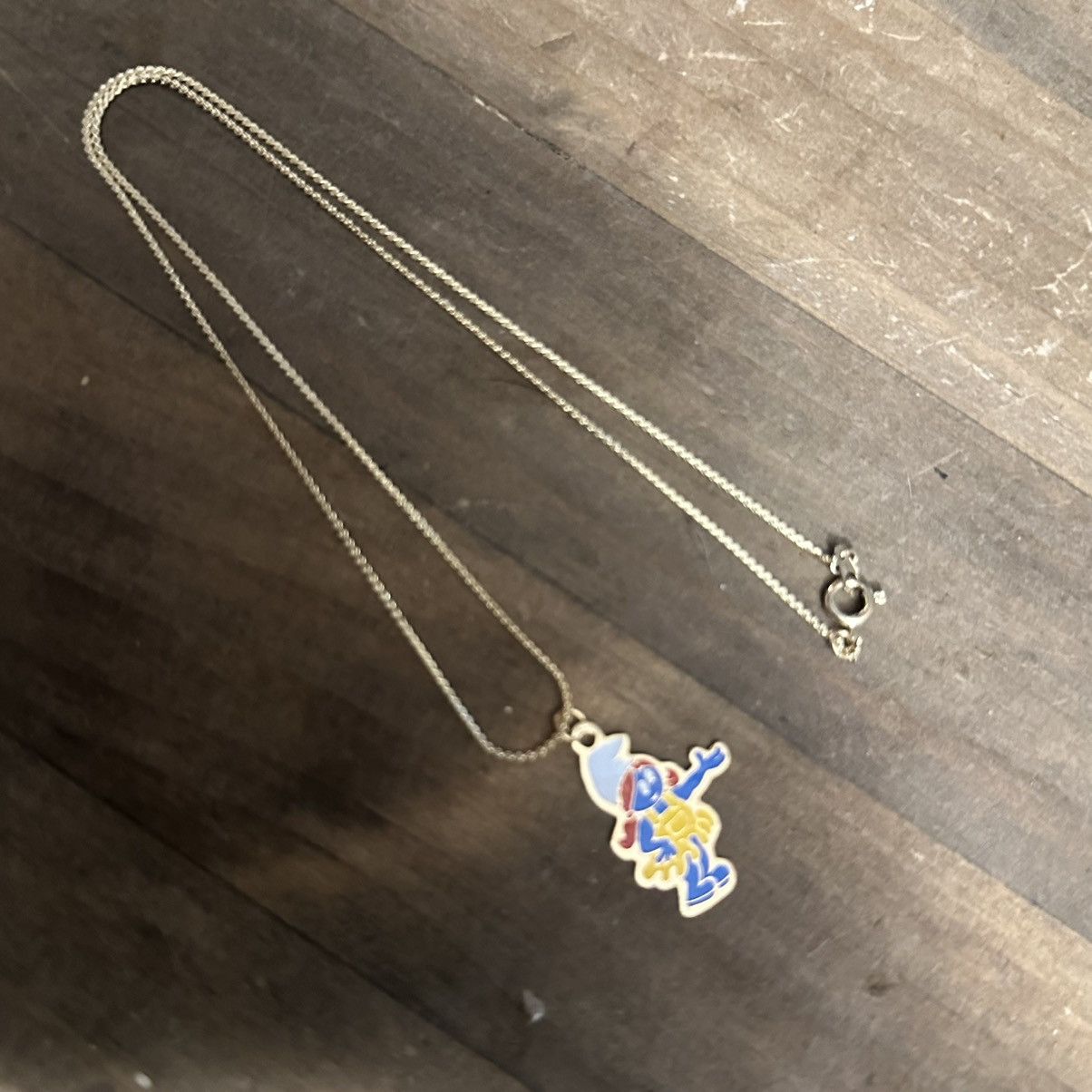 Vintage Vintage 80’s Smurfette pendant necklace Size ONE SIZE - 2 Thumbnail
