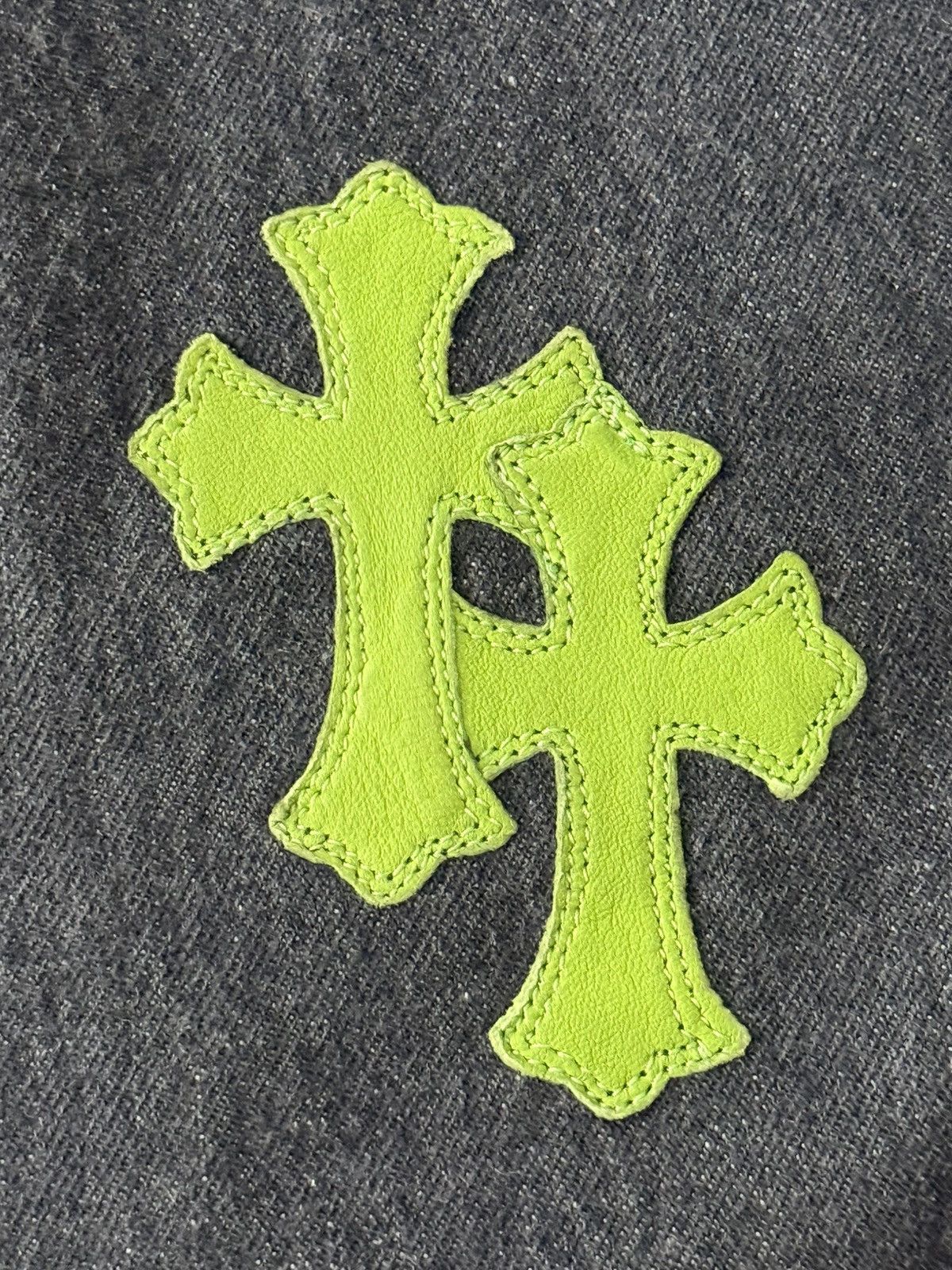 Chrome Hearts Chrome Hearts Slime Green Patched Levis 501 Sz.36 Size US 36 / EU 52 - 8 Thumbnail