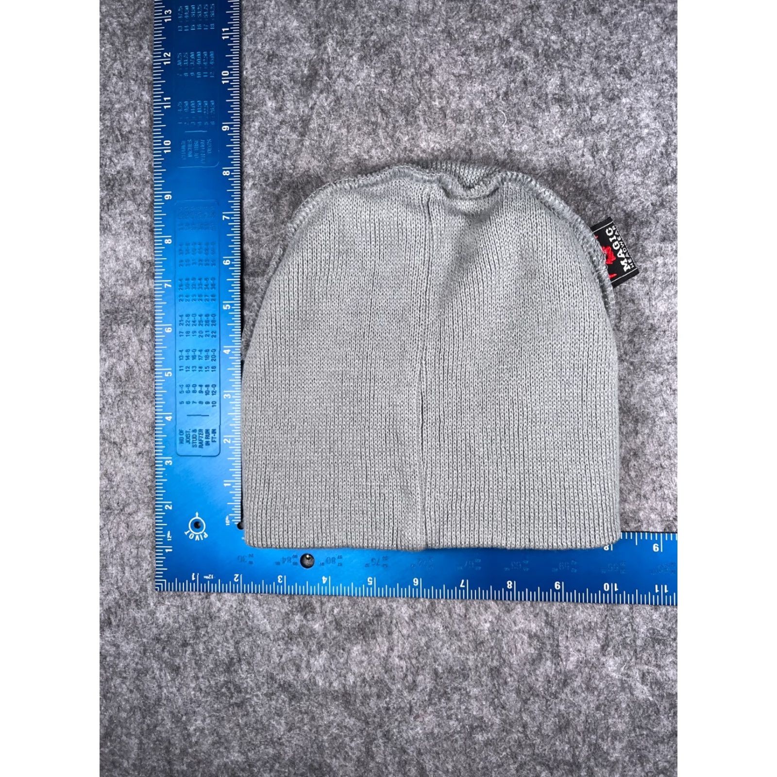 Vintage Biome Racing Beanie Toque Adult One Size Gray Knit 100% Acrylic Ski Outdoors Size ONE SIZE - 5 Thumbnail