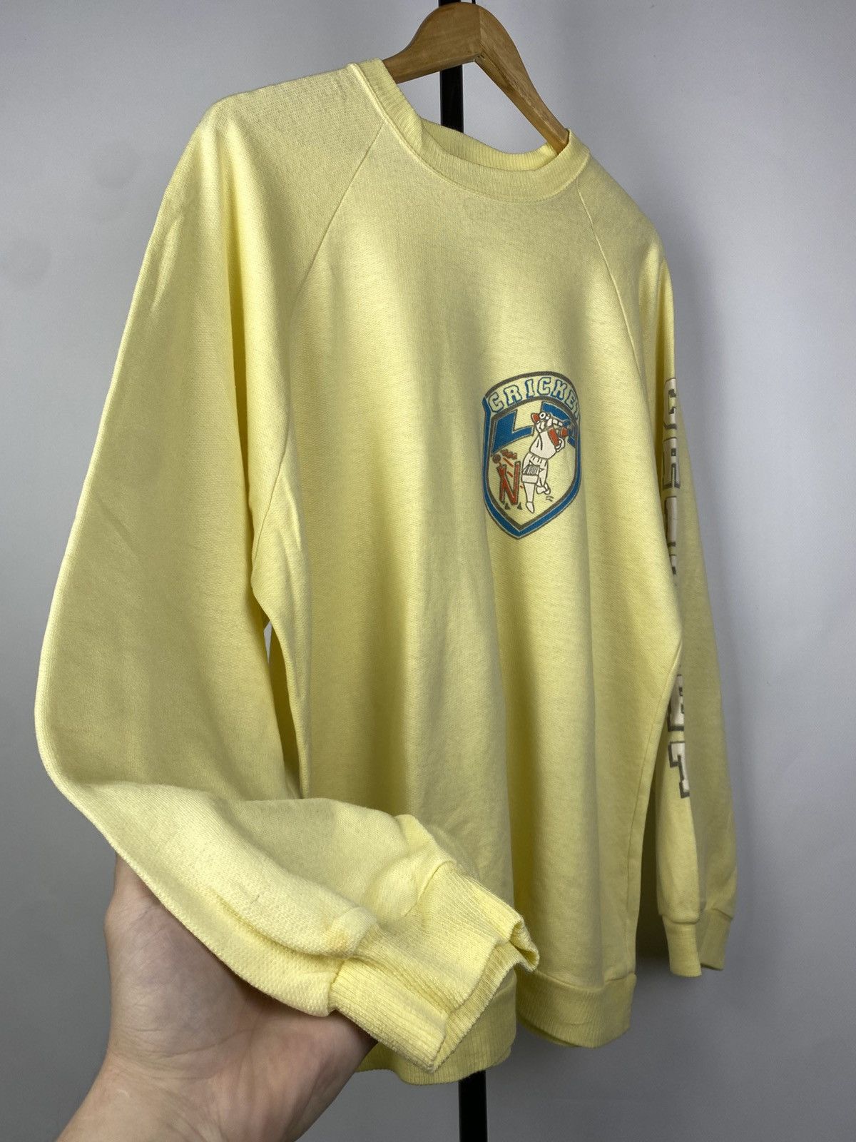 Vintage VINTAGE 90s USA ENGLAND CRICKET Sweatshirt Size US L / EU 52-54 / 3 - 2 Thumbnail