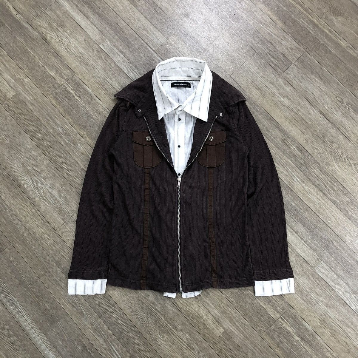 Japanese Brand 2000s Urban Collection Double Layers Punk LGB Grunge Shirt Size US S / EU 44-46 / 1 - 3 Thumbnail