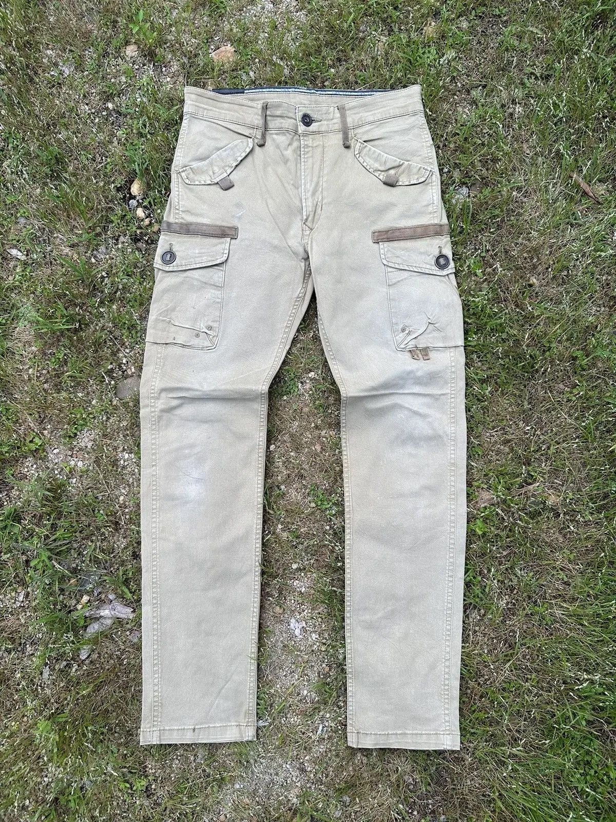 Edwin EDWIN JERSEYS UTILITY SLIMFIT STRETCHABLE CARGO PANTS Size US 30 / EU 46 - 1 Thumbnail
