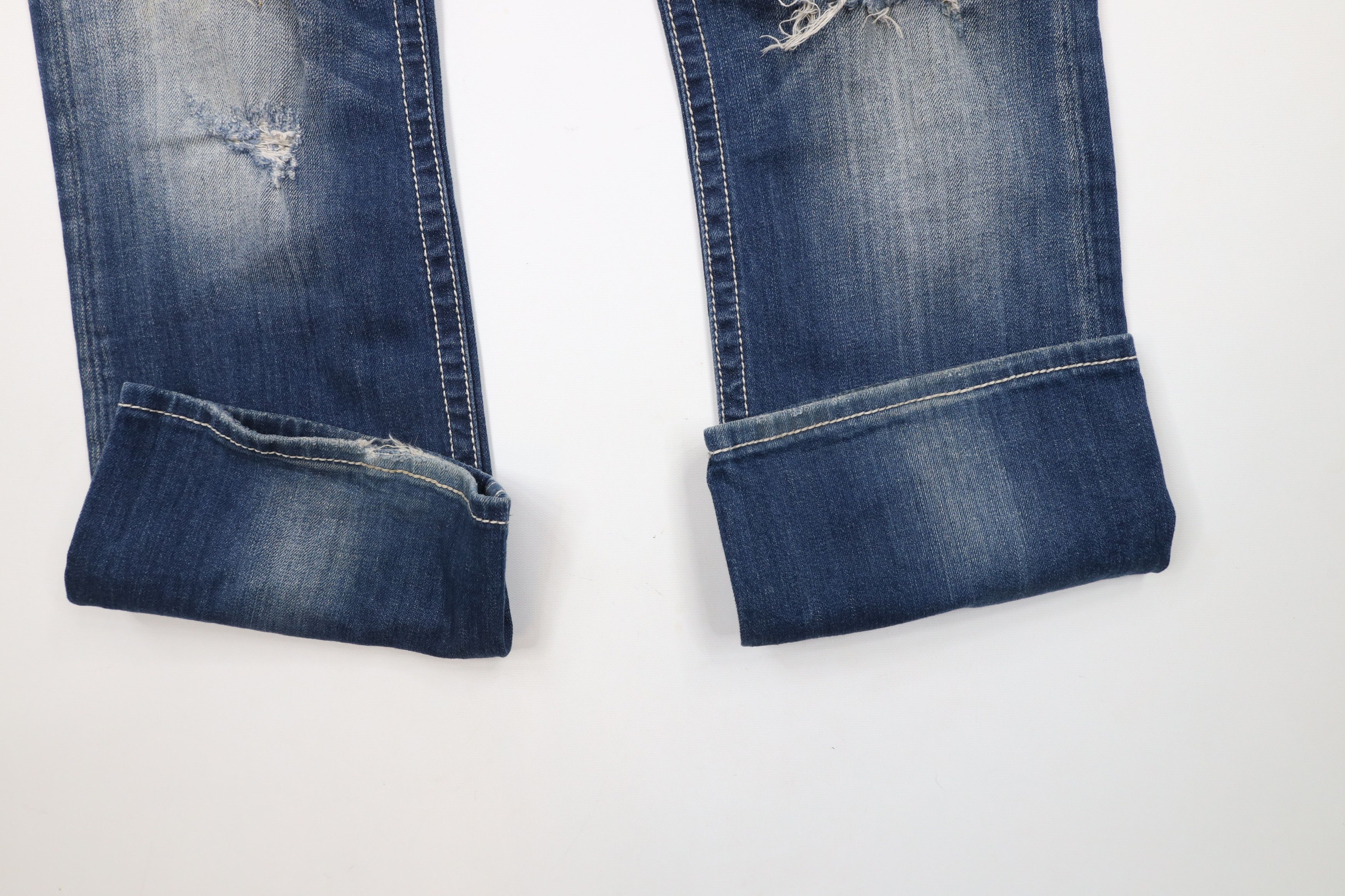 Miss Me × Vintage Miss Me Thick Stitch Jeweled Sequin Easy Boot Leg Jeans Size 30" / US 8 / IT 44 - 5 Thumbnail