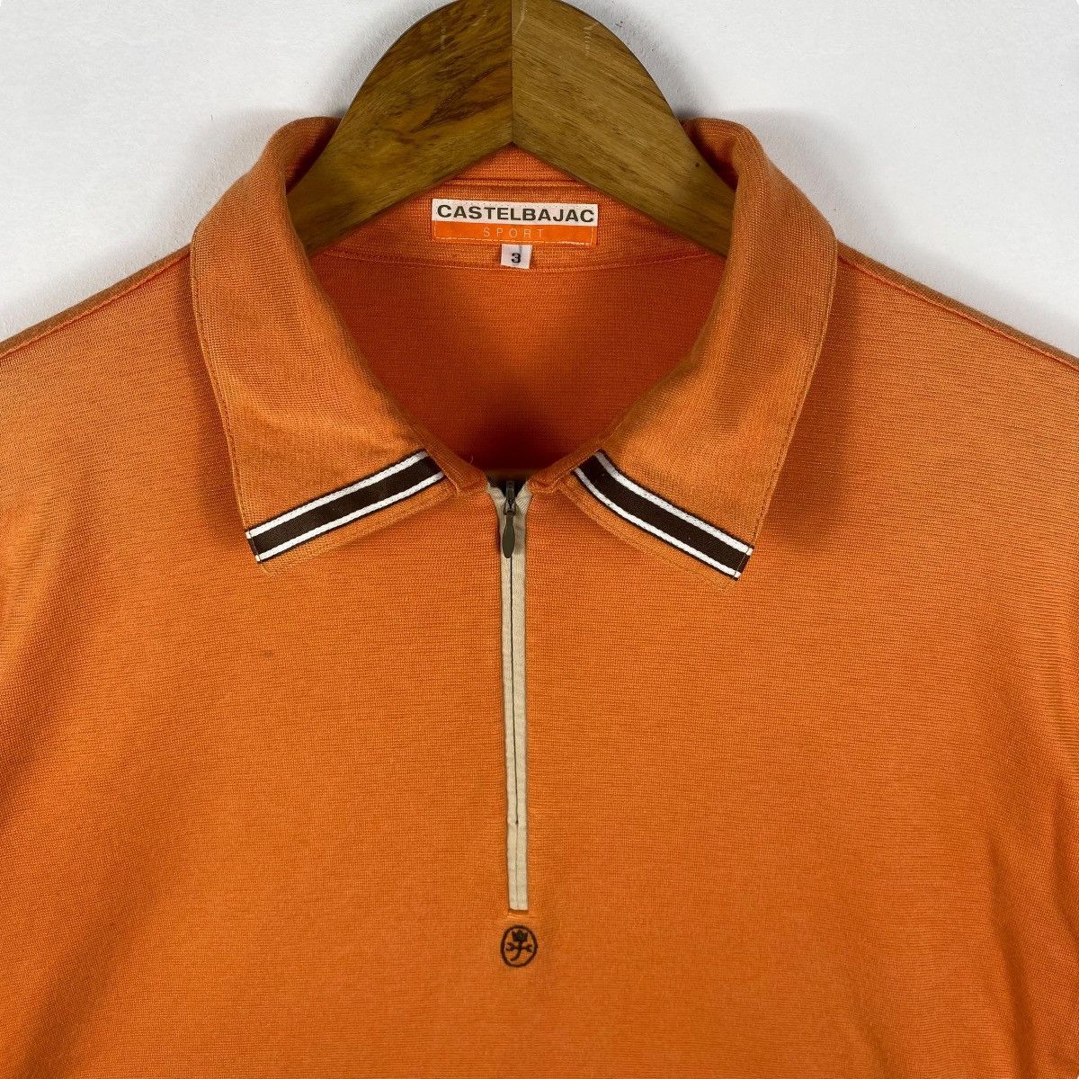 Jean Charles De Castelbajac × Vintage Vintage 90's CASTELBAJAC SPORT Half Zip Polo Shirt Size 3 Size US XL / EU 56 / 4 - 2 Thumbnail