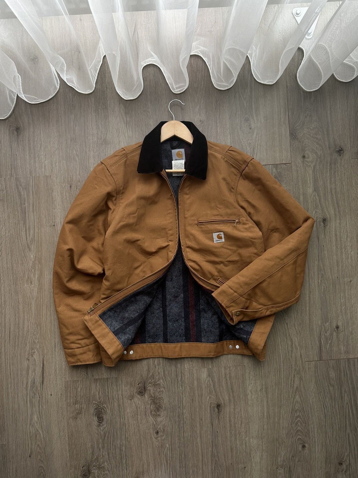 Vintage Carhartt Brown on sale Jacket Size XL