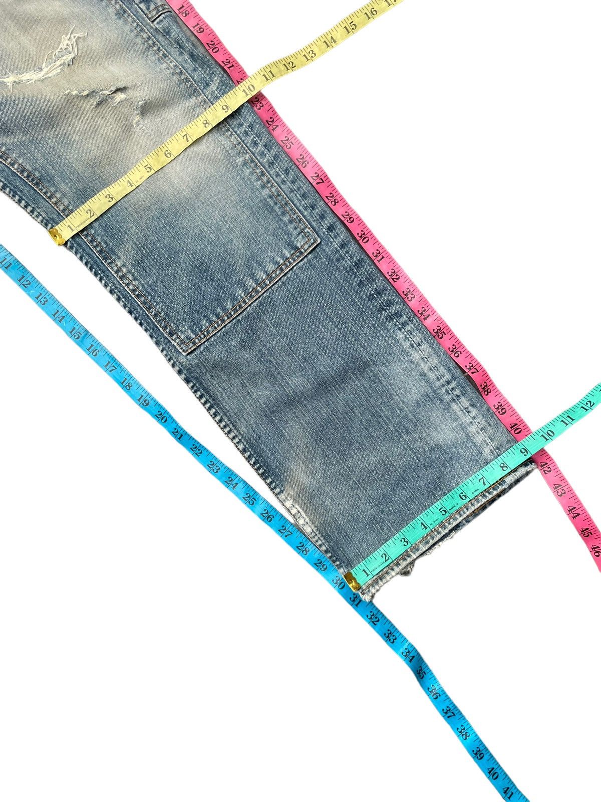 Japanese Brand Ult.Immersion Service Distresed Denim Size US 33 - 24 Thumbnail