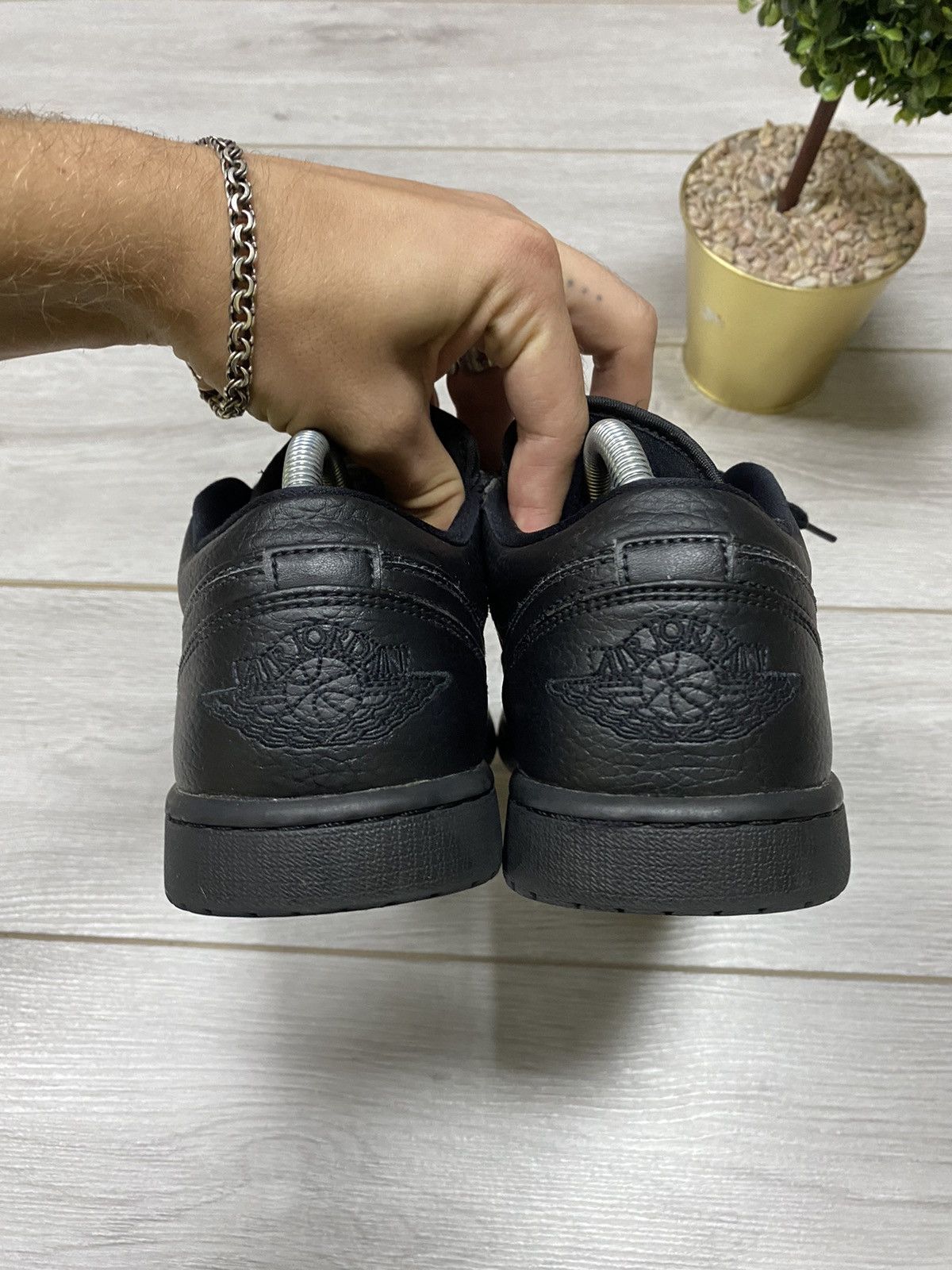 Jordan Brand Nike Jordan low triple black sneakers Size US 8.5 / EU 41-42 - 4 Thumbnail