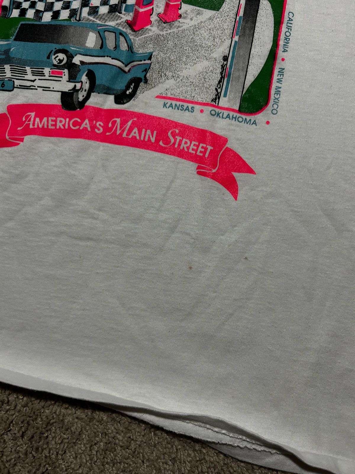 Other Vintage 90s Route 66 Classic Car tee Size US L / EU 52-54 / 3 - 3 Thumbnail