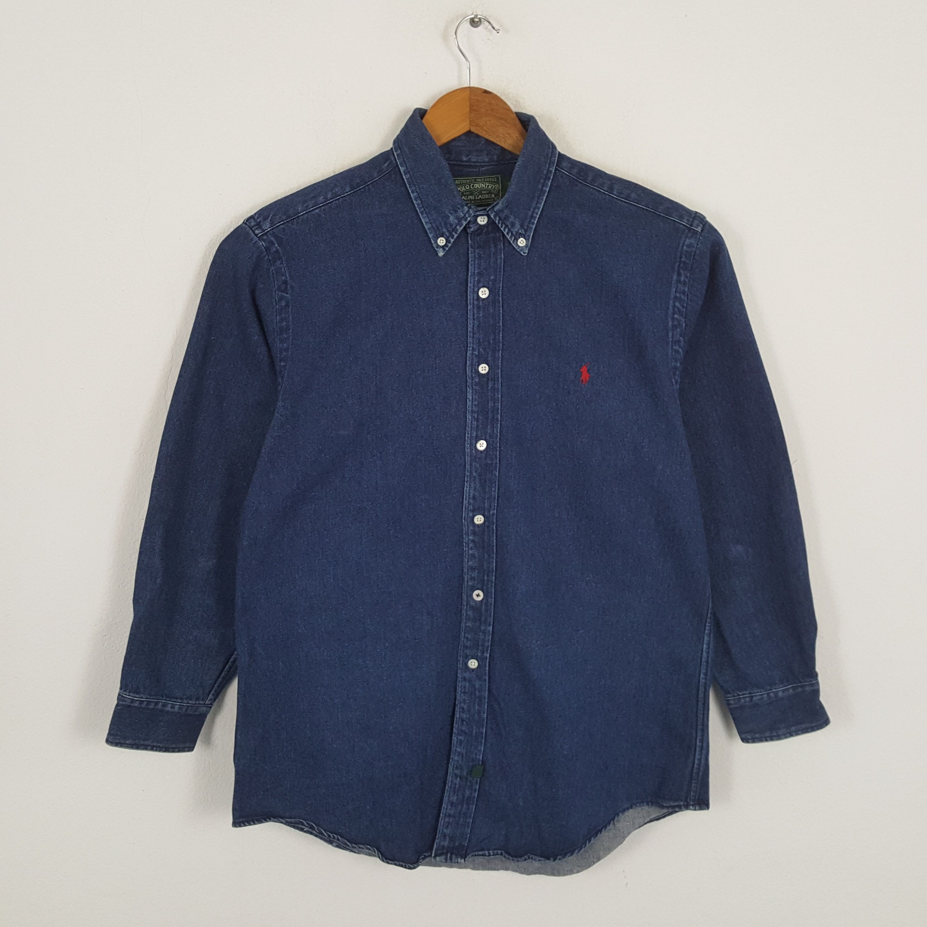 Polo Ralph Lauren × Ralph Lauren × Vintage Vintage POLO by RALPH LAUREN Fashion Brand Denim Shirts Size US L / EU 52-54 / 3 - 1 Thumbnail