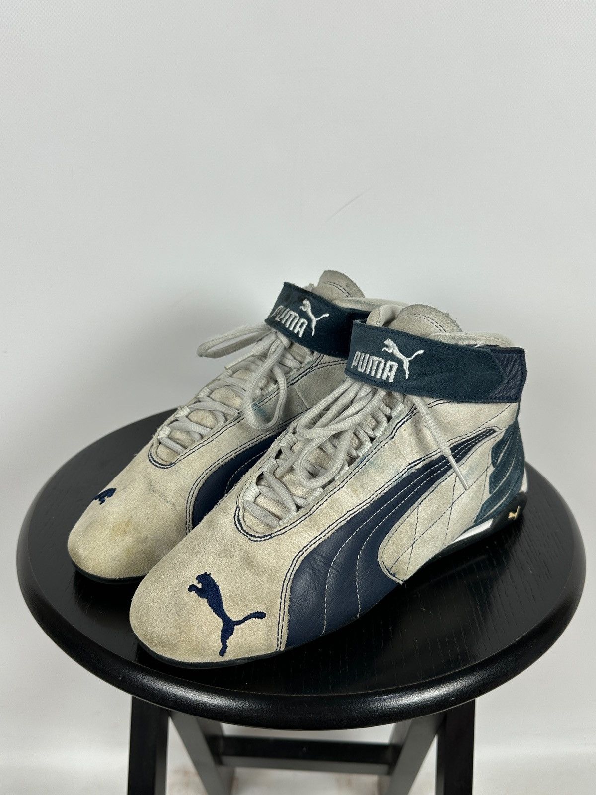 Puma Vintage Puma F1 Repli Cat Mid III SpeedCat Suede Sneakers Size US 7.5 / EU 40-41 - 2 Thumbnail