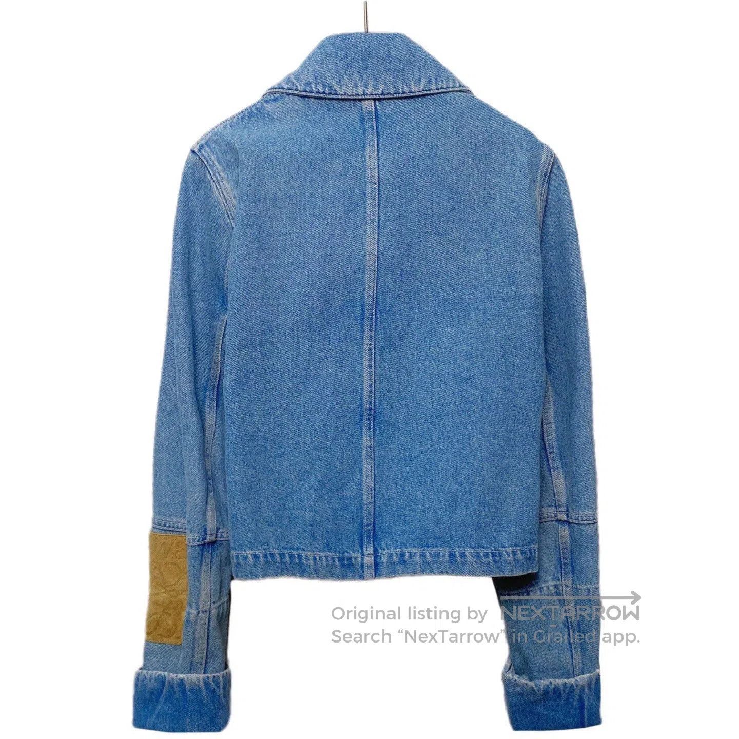 Loewe Loewe Blue Logo Denim Jacket for Women. Size US XS / EU 42 / 0 - 2 Thumbnail