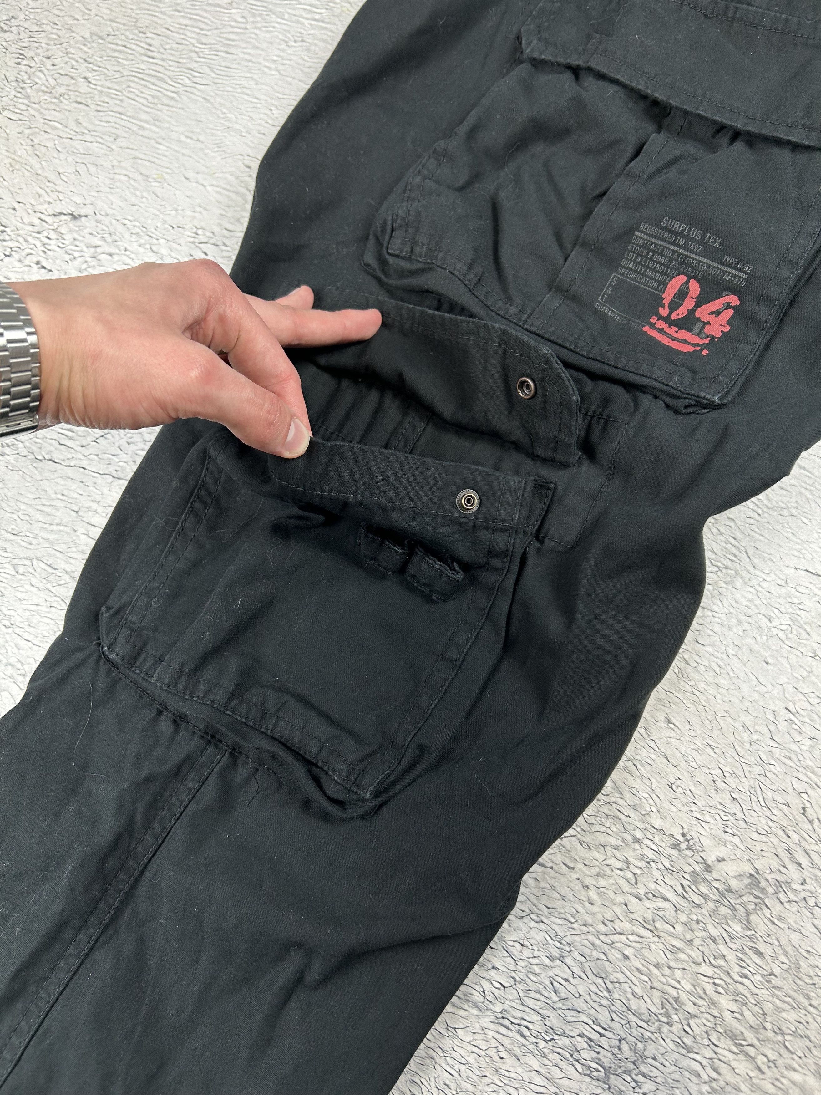 JNCO × Japanese Brand Surplus Tex Cargo Pants Tactical Army Camo Baggy Nultipocket Size US 38 / EU 54 - 3 Thumbnail