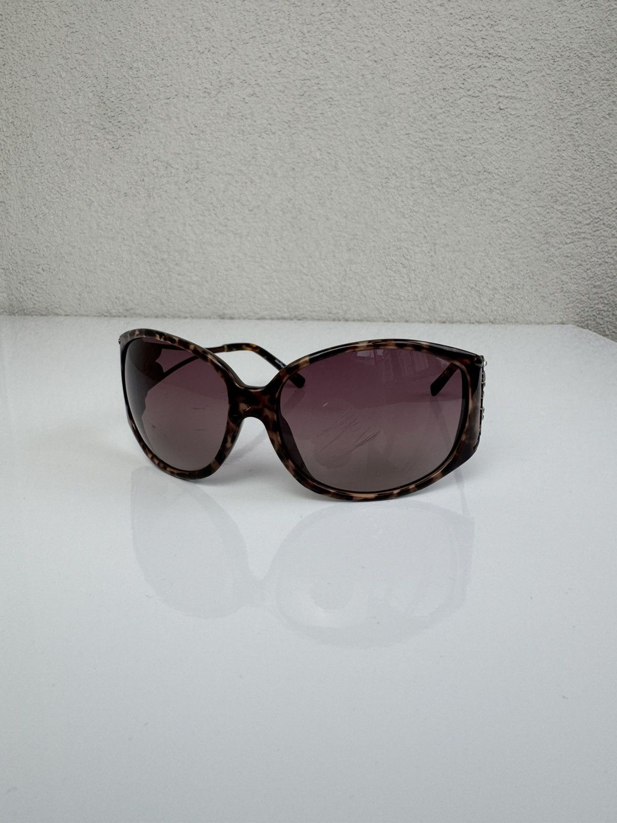 Salvatore Ferragamo Salvatore Ferragamo Sunglasses Tortoiseshell Crystal Size ONE SIZE - 2 Thumbnail