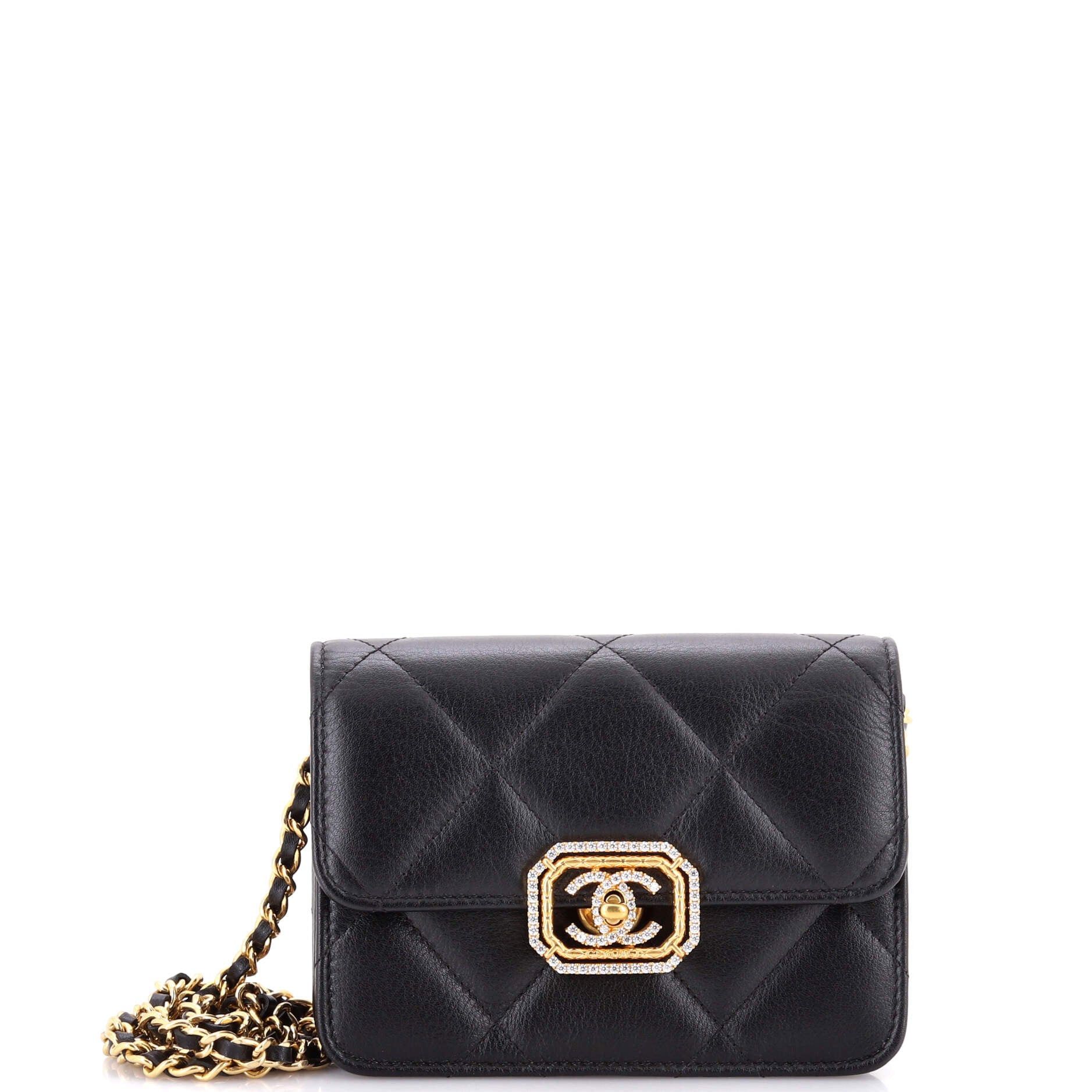 Chanel Crystal Geometric Frame CC Clutch with Chain Size ONE SIZE - 1 Thumbnail