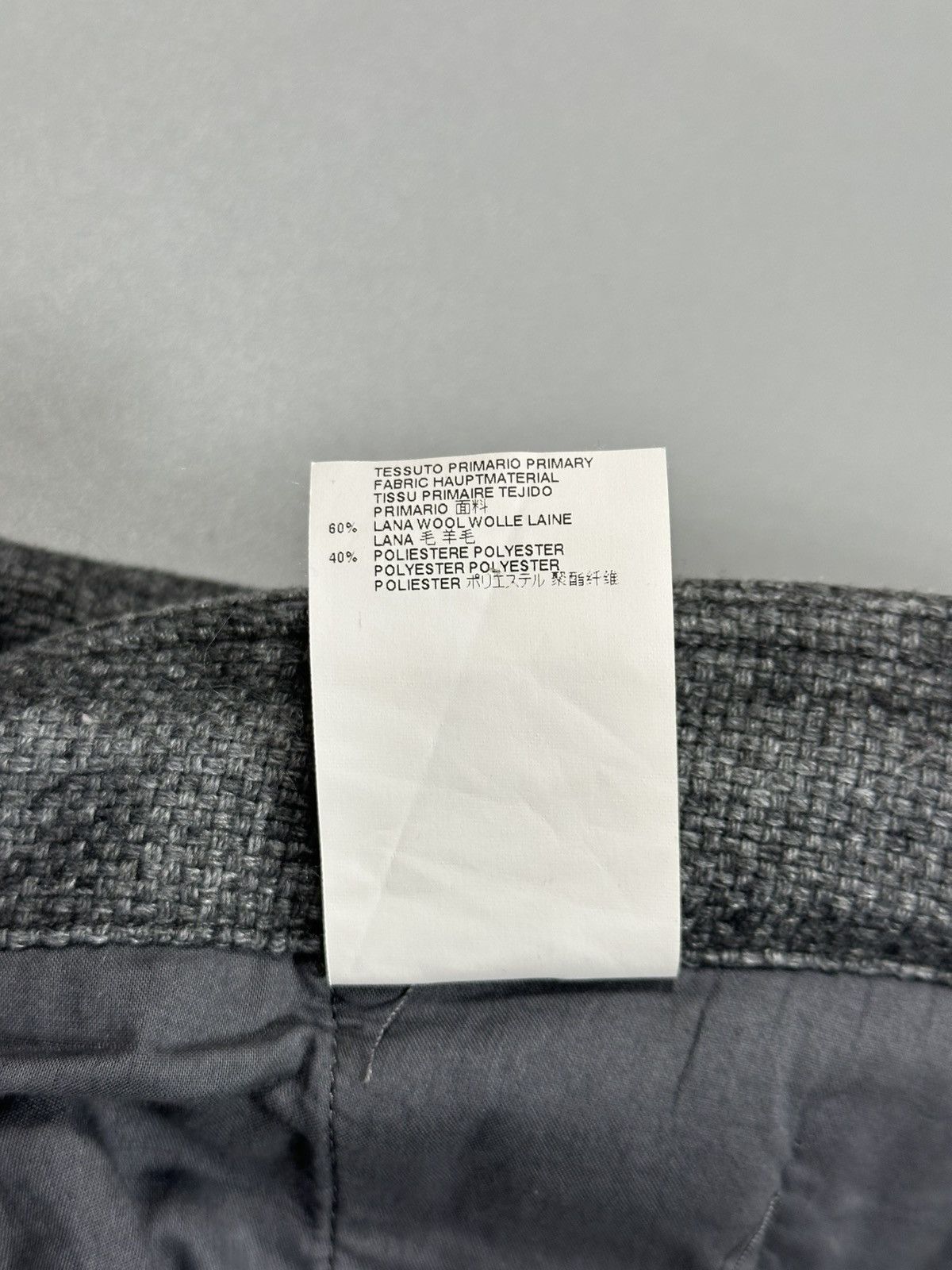 Maison Margiela Maison Margiela Textured Wool-Blend Drawstring Trousers Size US 34 / EU 50 - 12 Thumbnail