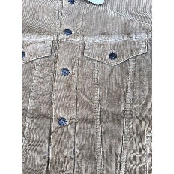 Madewell × Vintage VTG Madewell Men’s Beige Sherpa Trucker Jacket L Size US L / EU 52-54 / 3 - 3 Thumbnail
