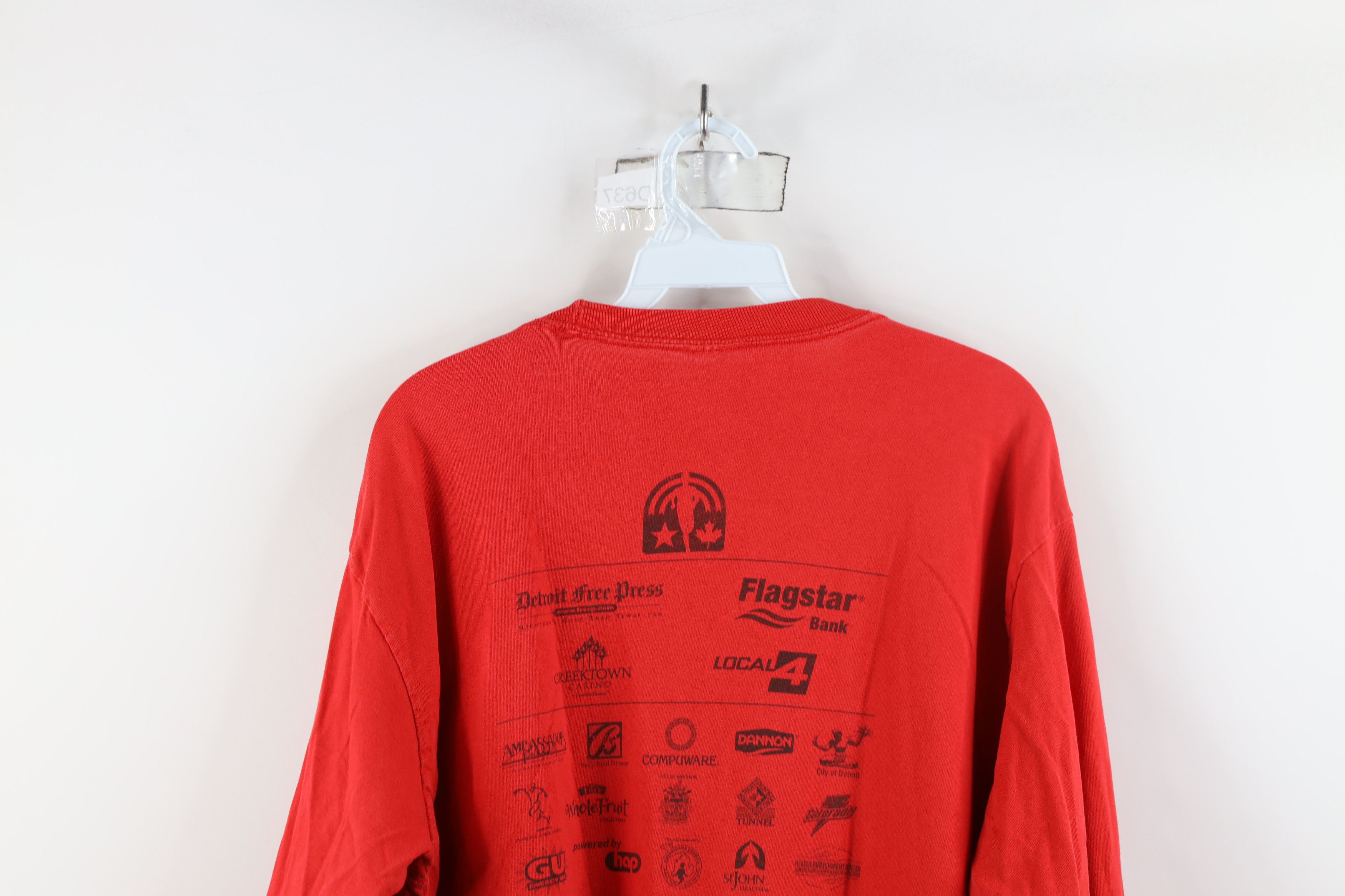 Vintage Vintage Y2K 2005 Press Half Marathon Long Sleeve T-Shirt Size US L / EU 52-54 / 3 - 14 Thumbnail