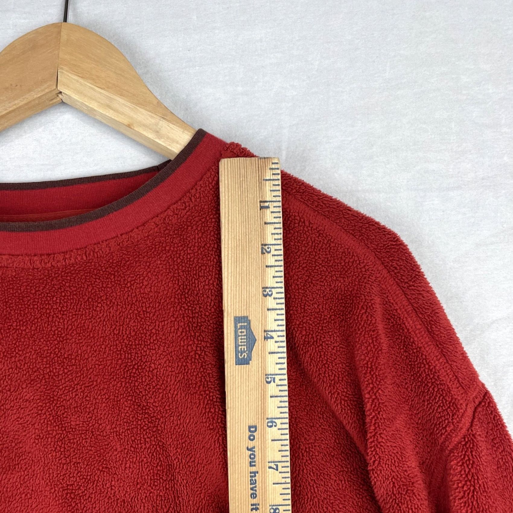 Patagonia Patagonia Rhythm Sweater Mens XL Red Fleece Plush Synchilla Sweatshirt Vintage Size US XL / EU 56 / 4 - 4 Thumbnail
