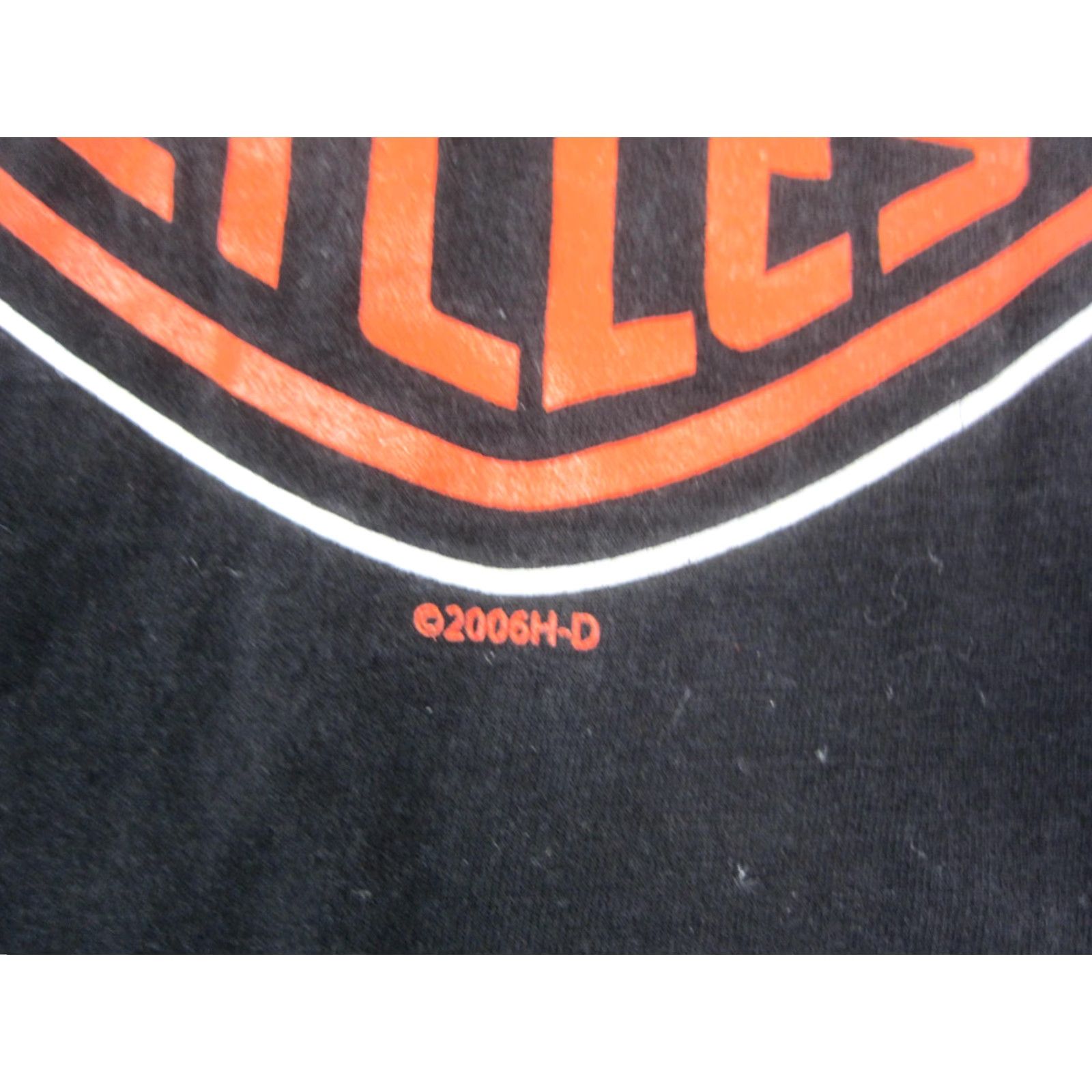 Harley Davidson VINTAGE Harley-Davidson Shirt Mens L Biker Tank Tripp's Amarillo Texas Design Graphic Print Black Cotton Logo Short Sleeveless Crew Neck 1990s? Size US L / EU 52-54 / 3 - 3 Thumbnail
