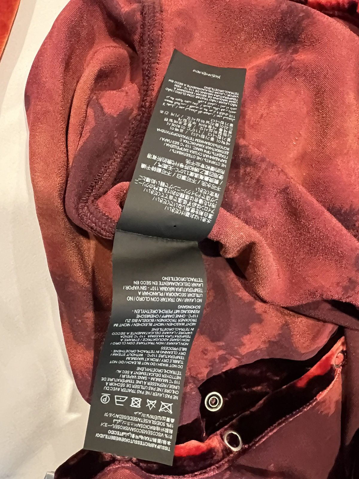 Saint Laurent Paris Saint Laurent men’s Devore velvet shirt. M. $1350 Size US M / EU 48-50 / 2 - 4 Thumbnail