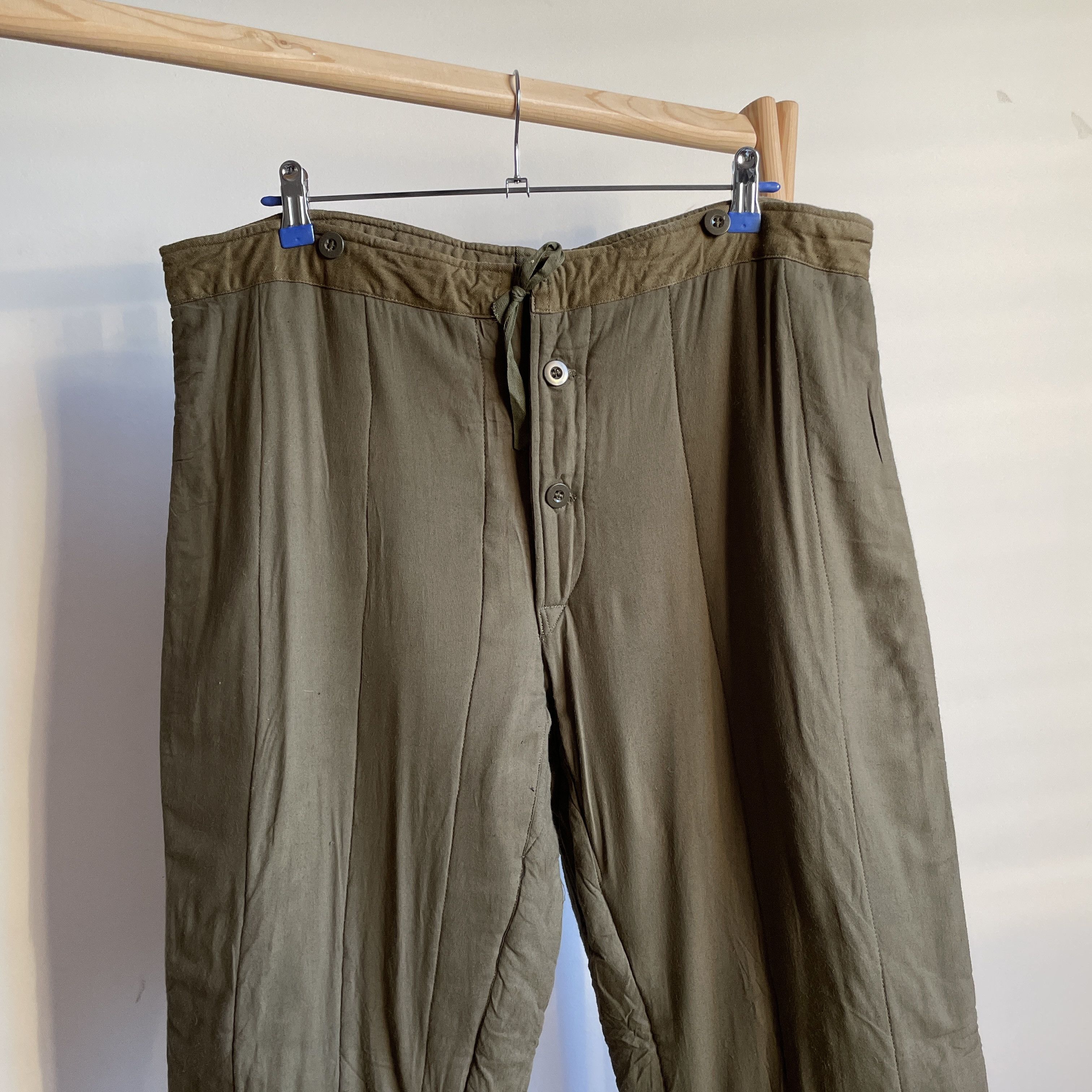 Vintage Czech Army 1963 M60 Vintage Cold Weather Liner Trousers Size US 38 / EU 54 - 3 Thumbnail
