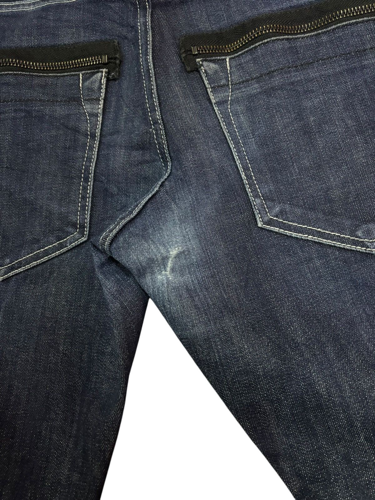 Beams Japan × Japanese Brand × Vintage Vintage Beams Heart Japan Faded Indigo Stretch Jeans Size US 31 - 5 Thumbnail