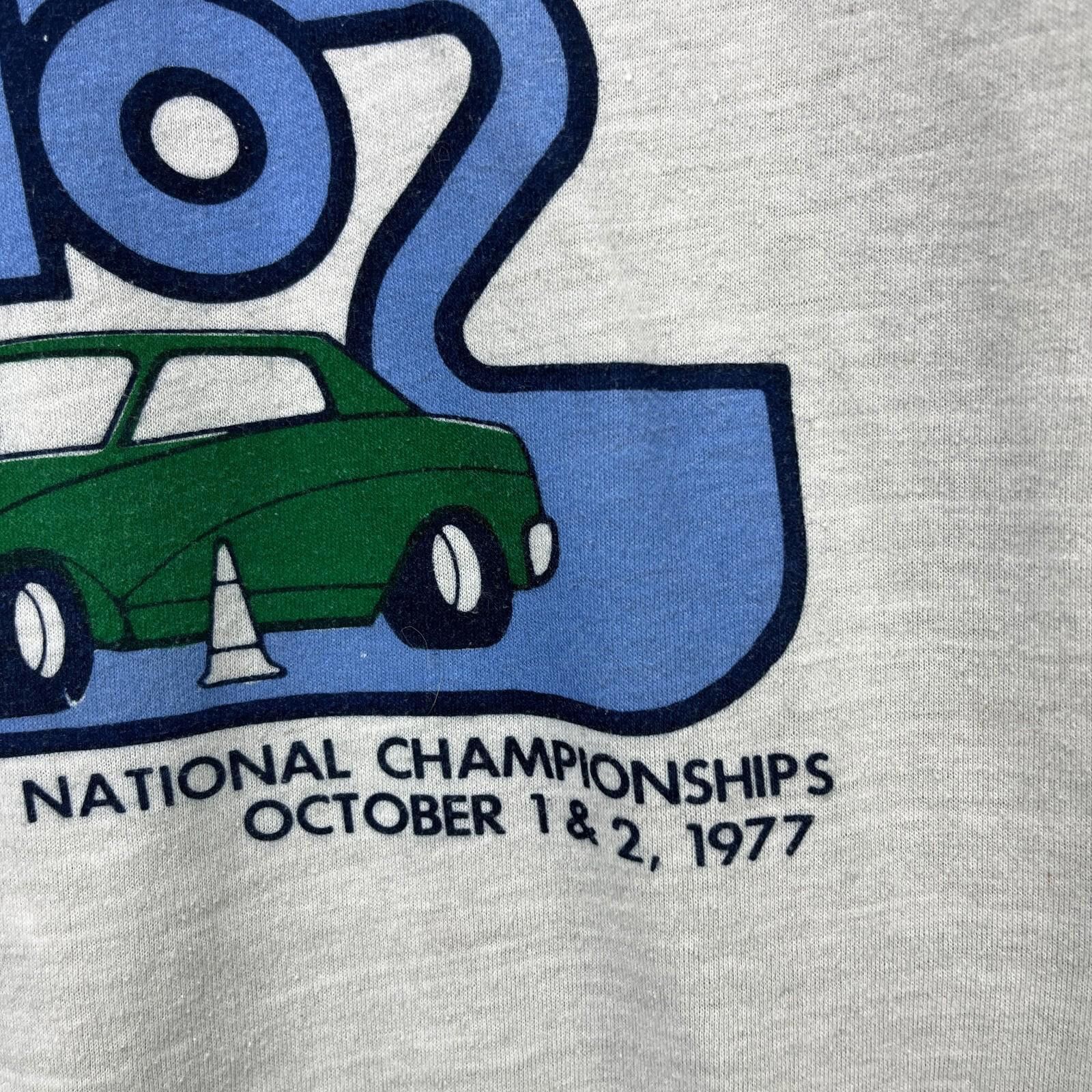 Vintage Vintage 1970s Car T Shirt Large Olo Fort Worth Texas Racing Size US L / EU 52-54 / 3 - 6 Thumbnail
