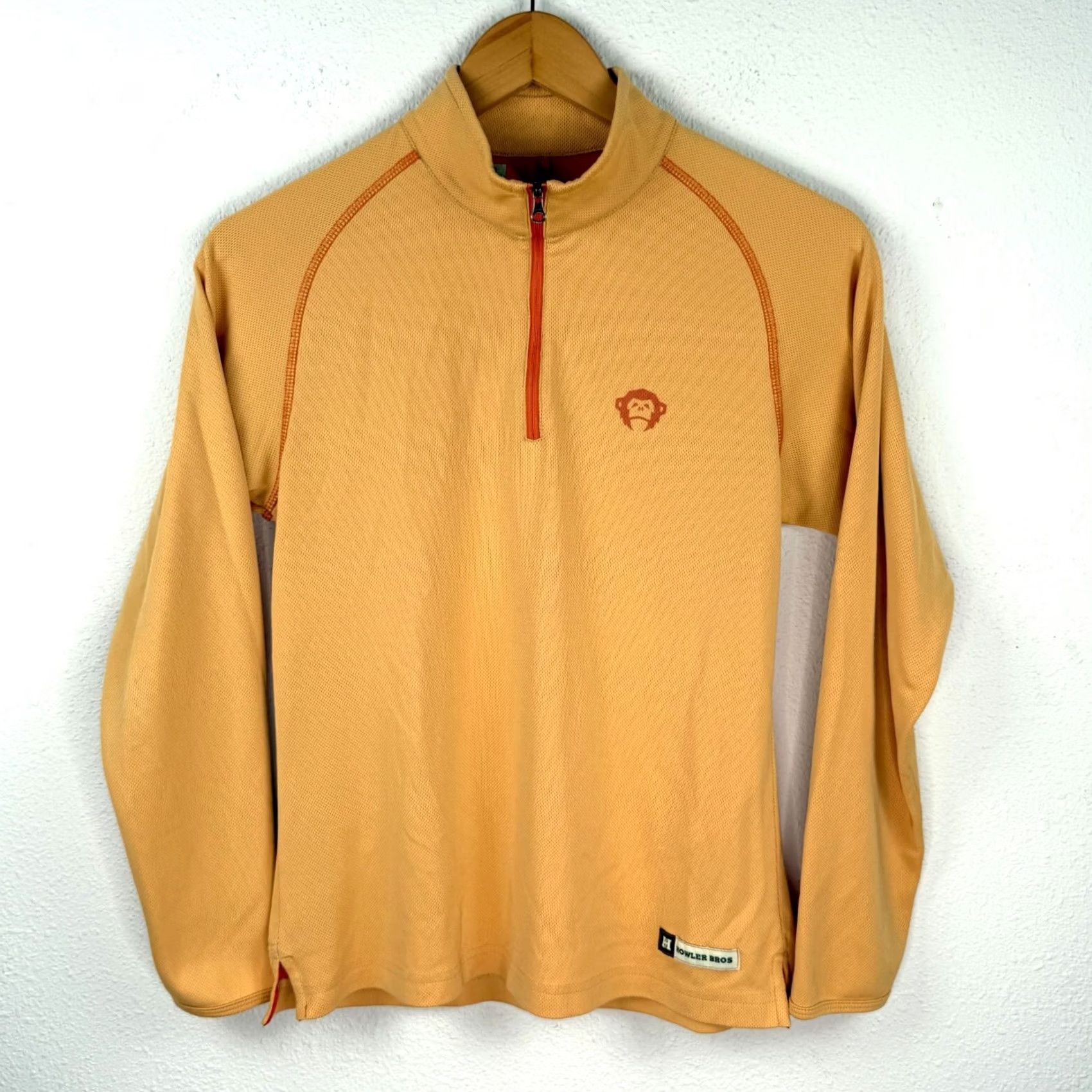 Howler Brothers Howler Brothers Shirt Mens S Orange 1/4 Zip Pullover Activewear Casual Travel Outdoor Size US S / EU 44-46 / 1 - 2 Thumbnail