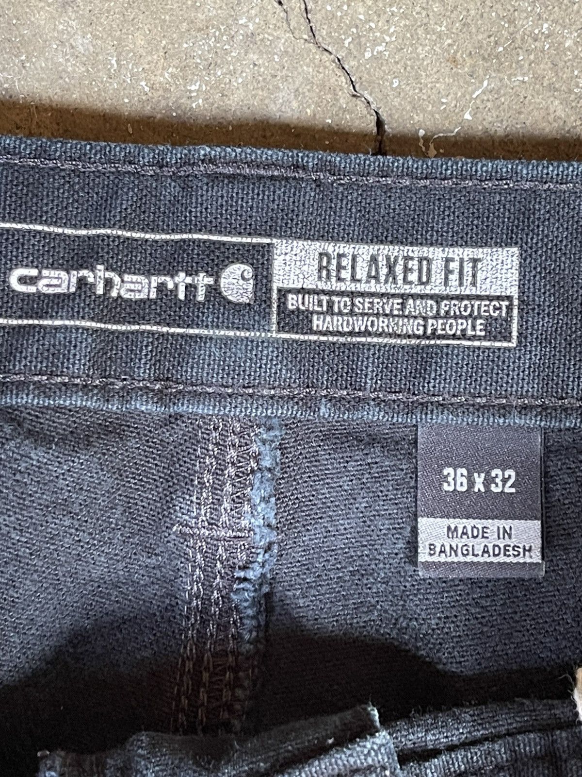 Carhartt Vintage Carhartt Black Double Knee Workwear Pants Size US 36 / EU 52 - 2 Thumbnail