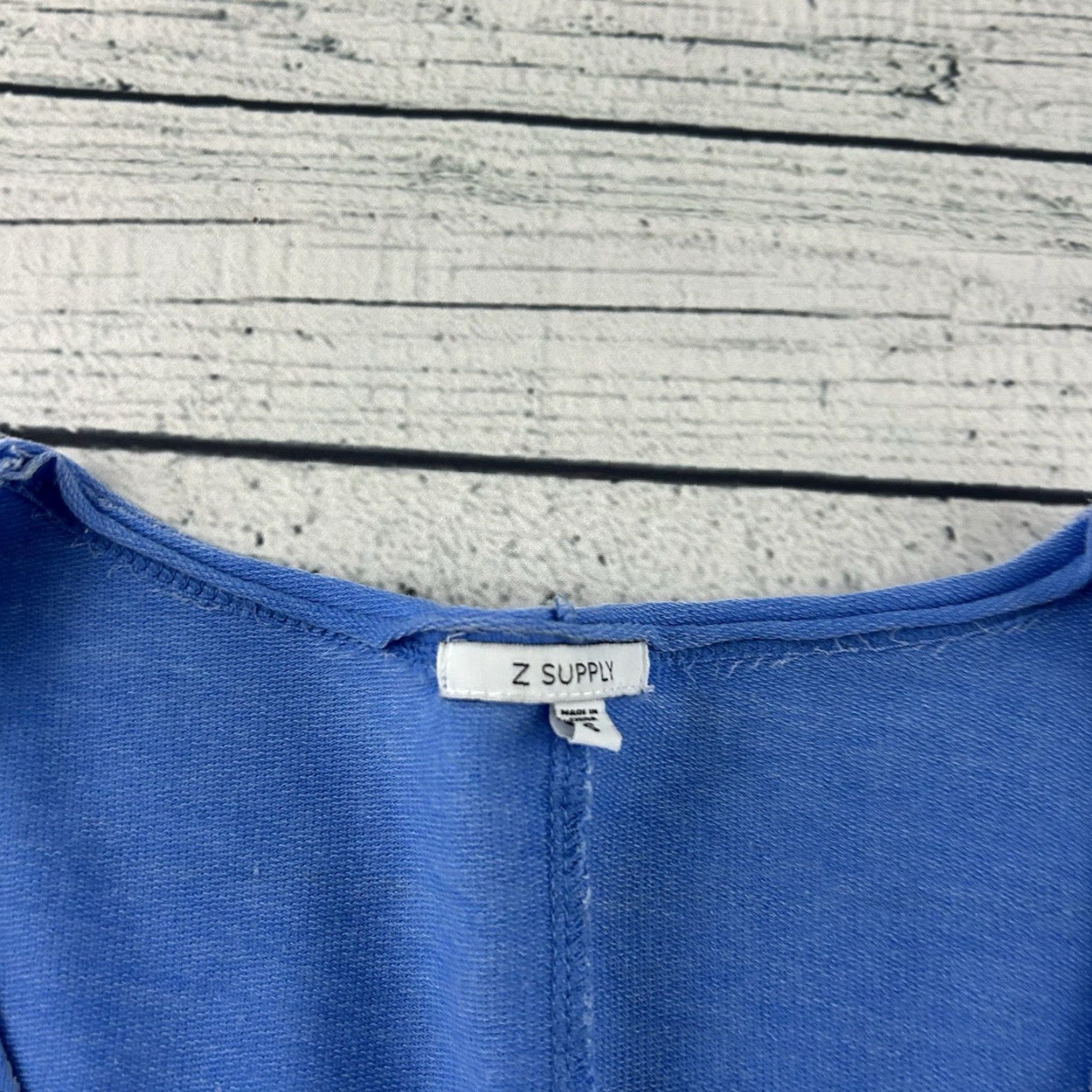 Z Supply Z Supply Casual Knee Length T-Shirt Dress Women's S Blue Shirt Dress Women Knee Length T Shirt Dress Blue Z Supply Women's Small Casual Dress Size S / US 4 / IT 40 - 2 Thumbnail