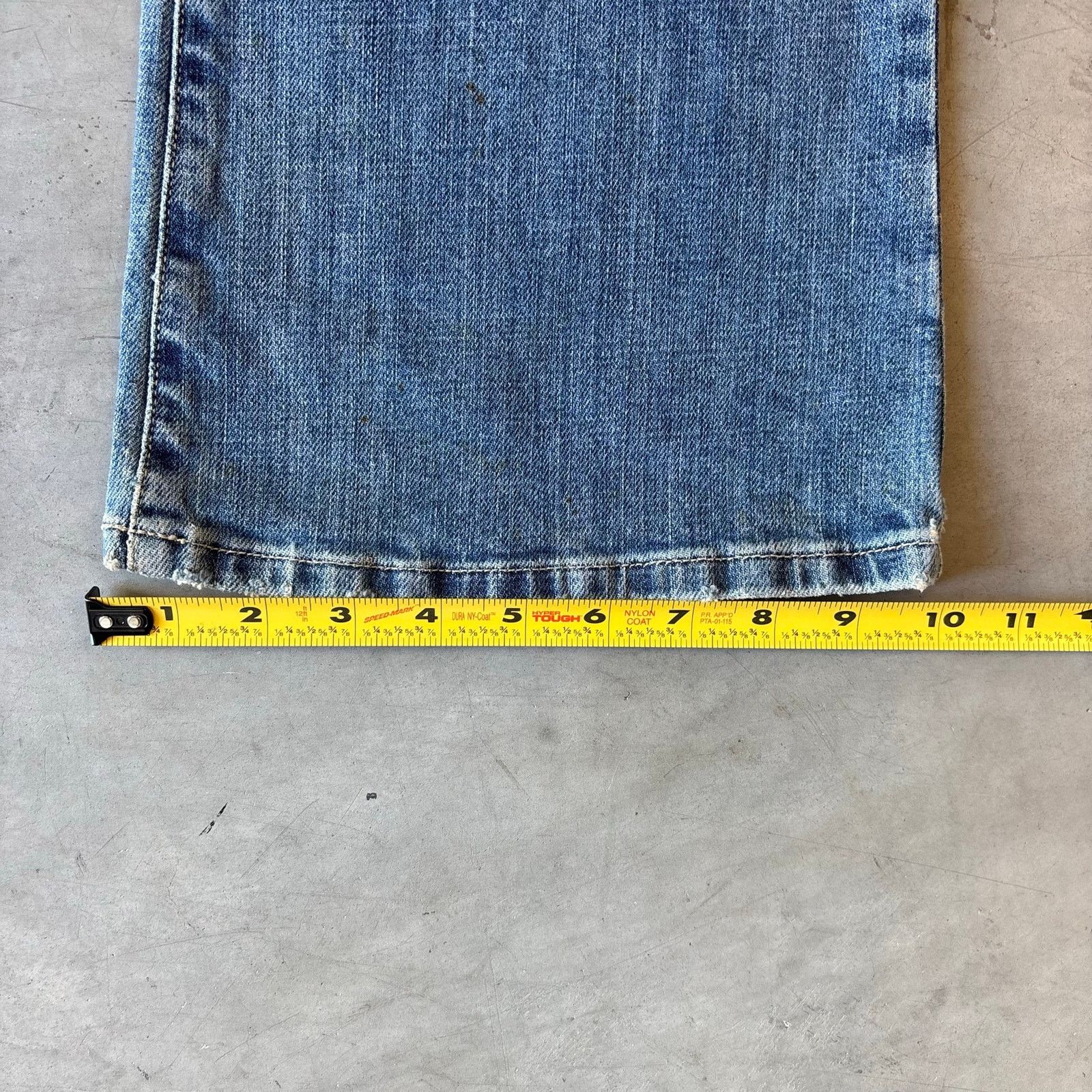 Vintage y2k faded washed bootcut distressed jeans Size US 32 / EU 48 - 2 Thumbnail
