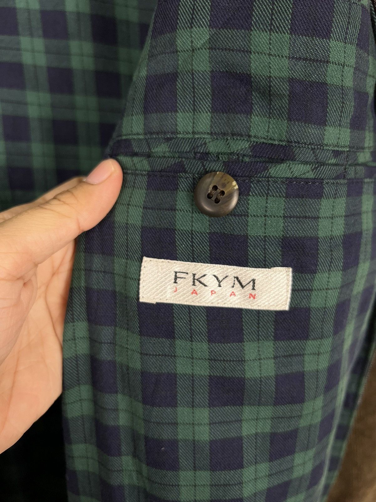Japanese Brand 🔥 FKYM CHECKER LINER CORDUROY JACKET Size US M / EU 48-50 / 2 - 13 Thumbnail