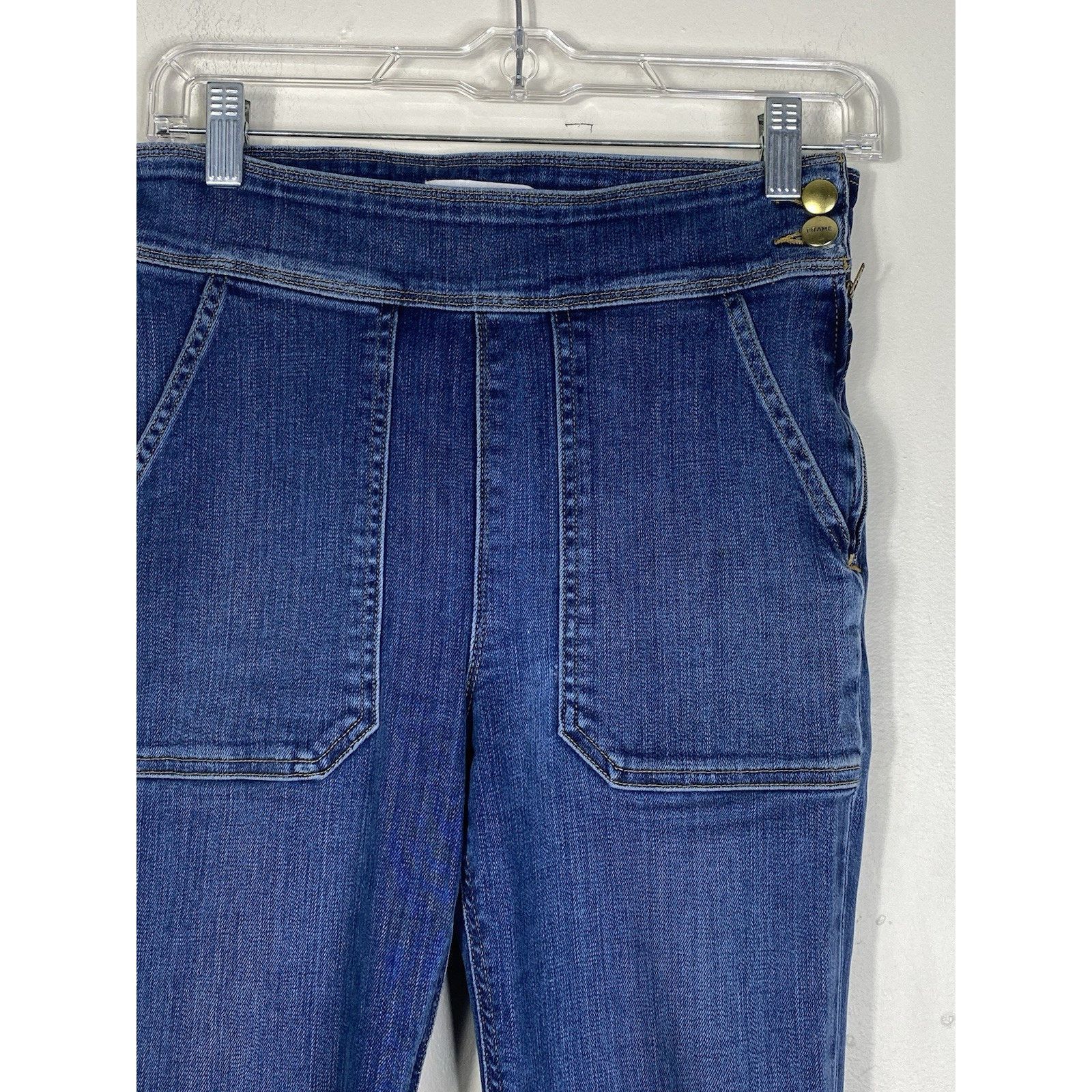 Frame FRAME Le Francoise Flare Jeans in Sidonia Size 26 Size 26" / US 2 / IT 38 - 5 Thumbnail