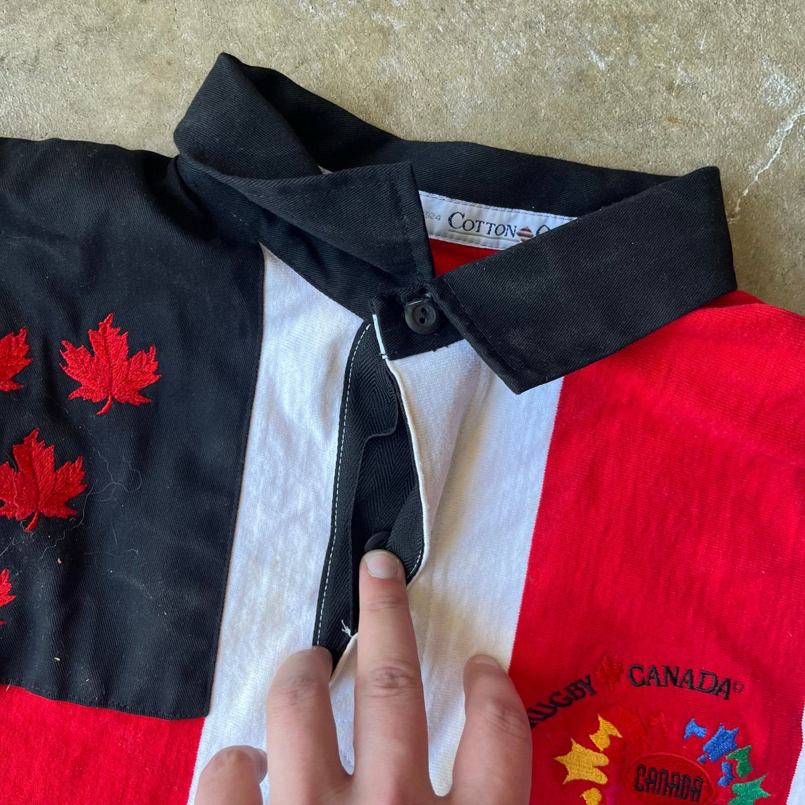 Vintage CANADIAN CLUB COTTON OXFORD SHIRT POLO CHIEF KEEF 2XL Size US XXL / EU 58 / 5 - 4 Thumbnail
