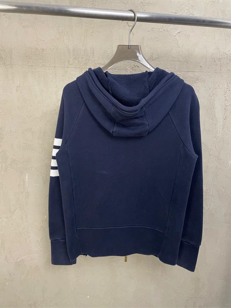 Thom Browne Thom browne Dark blue four-striped zipper jacket 2504-Nexta Size US XS / EU 42 / 0 - 2 Thumbnail