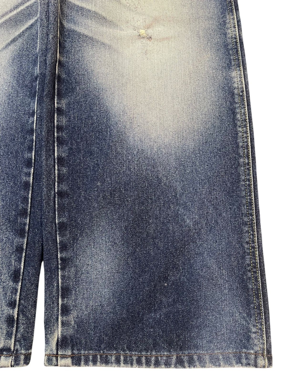 Edwin Y2K Japan Edwin Carpenter Buckle Faded Wash Wide Leg Baggy Size US 34 / EU 50 - 8 Thumbnail