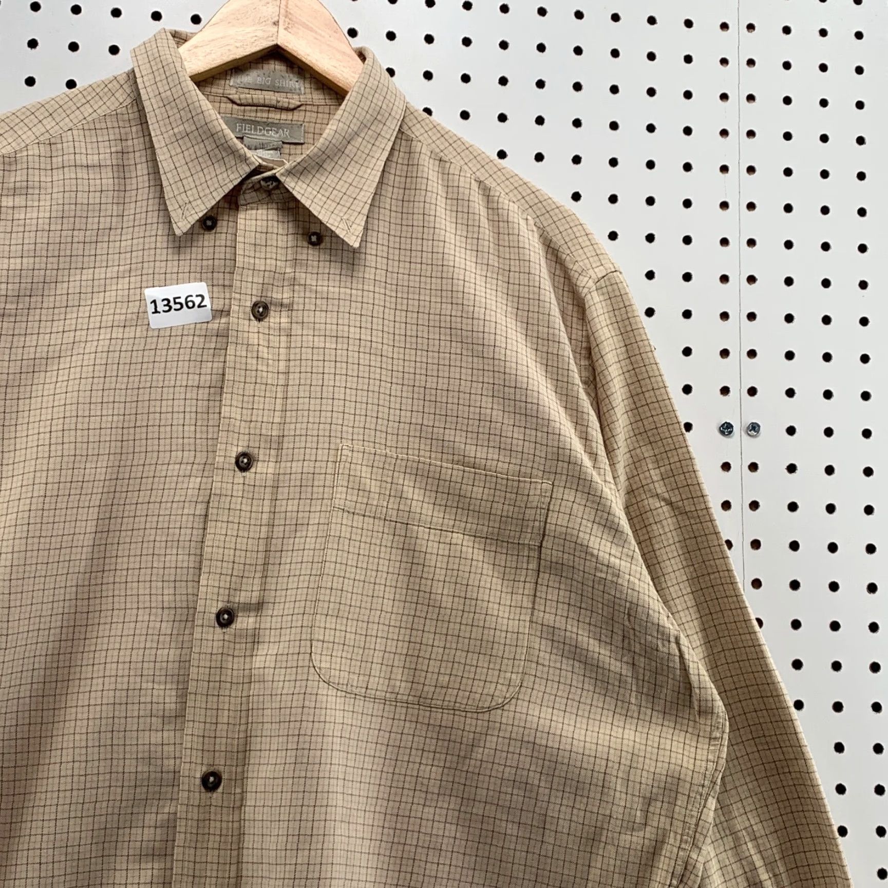 Vintage Vintage Fieldgear Men's Oversized Flannel Shirt M Brown Check Long Sleeve Casual Winter Size US M / EU 48-50 / 2 - 6 Thumbnail