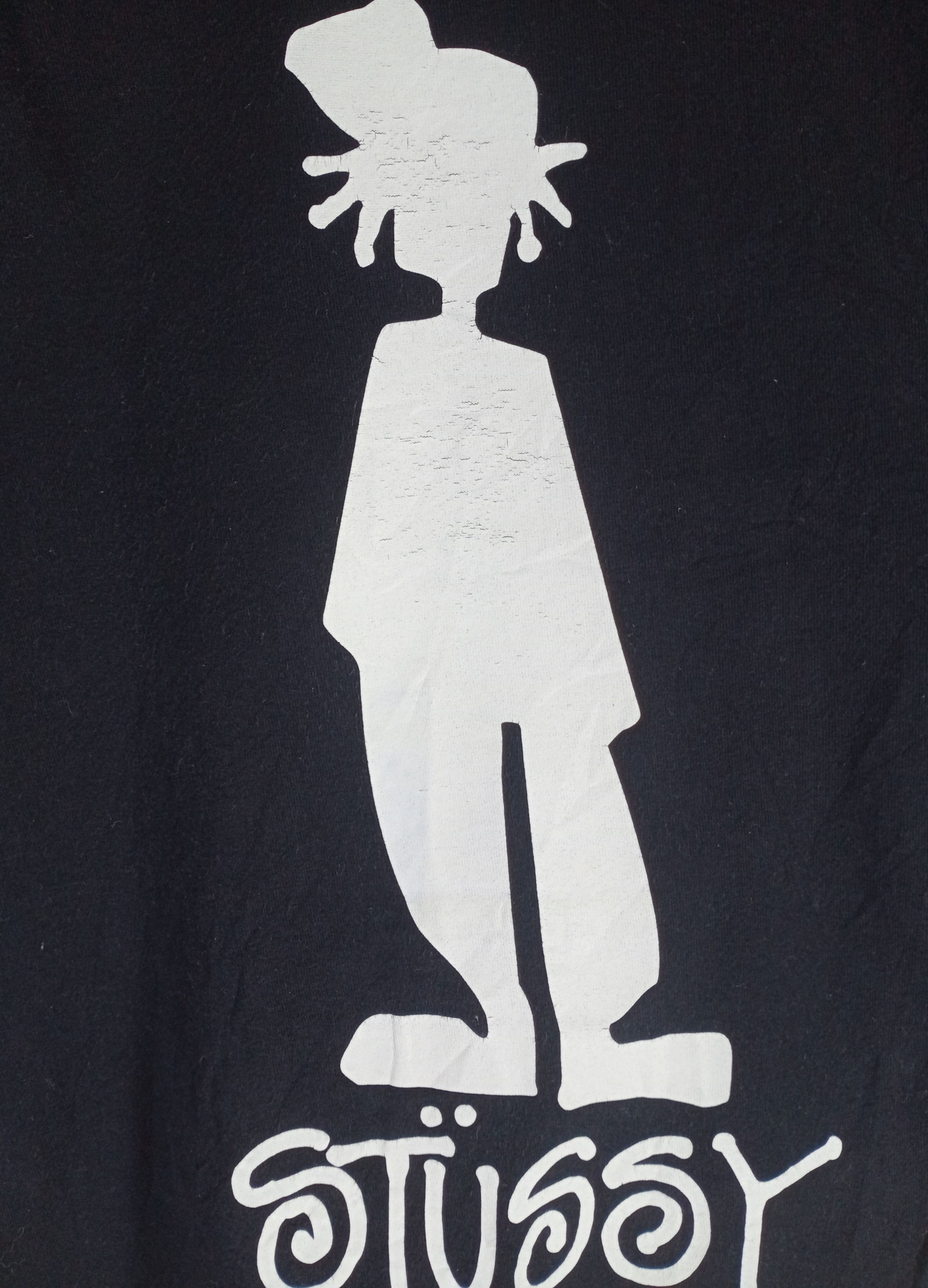 Stussy Rare Vintage Stussy Stickman Big Logo Tshirt Size US S / EU 44-46 / 1 - 3 Thumbnail
