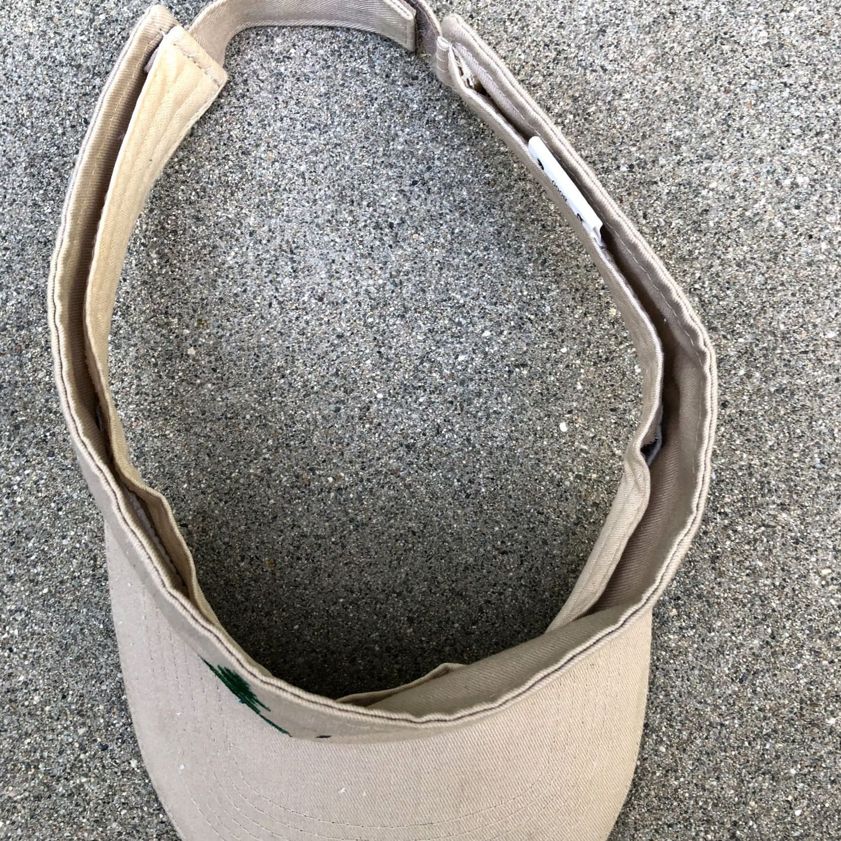 Vintage VTG 90s Elevation 8000 Lake Tahoe Visor Hat Men's One Size Beige Adjustable Cap Size ONE SIZE - 6 Thumbnail