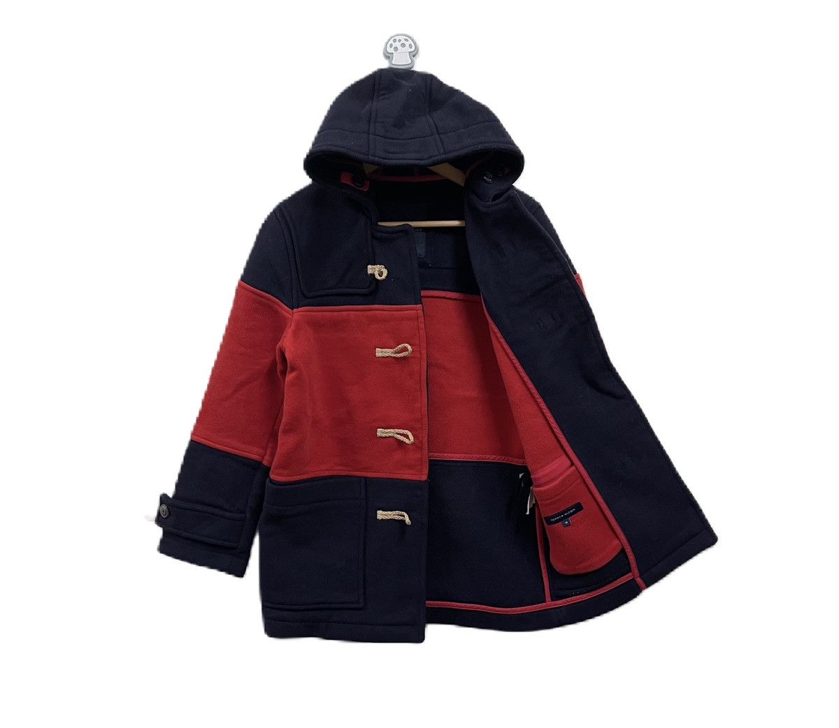 Tommy Hilfiger Tommy Hilfiger Multicolor Wool Duffle Coat Size US M / EU 48-50 / 2 - 3 Thumbnail