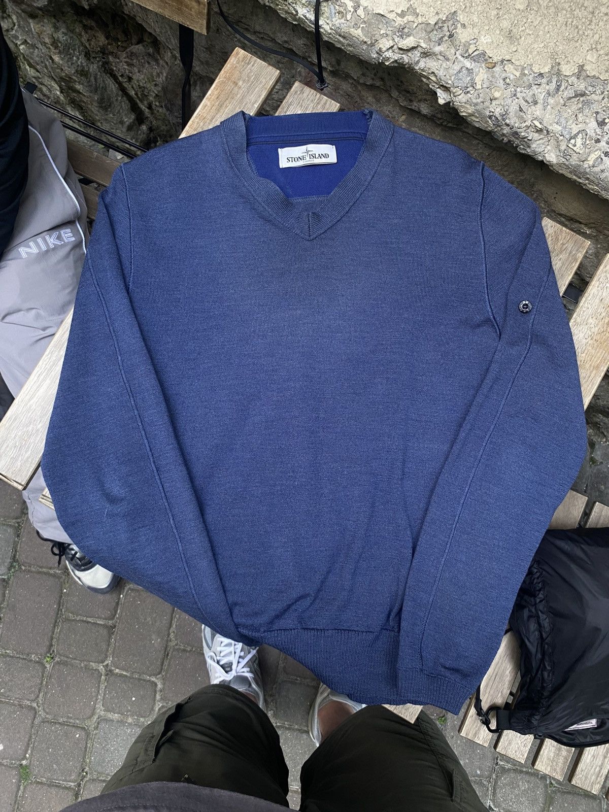 Stone Island Vintage Stone Island Knit Sweater Size US M / EU 48-50 / 2 - 2 Thumbnail