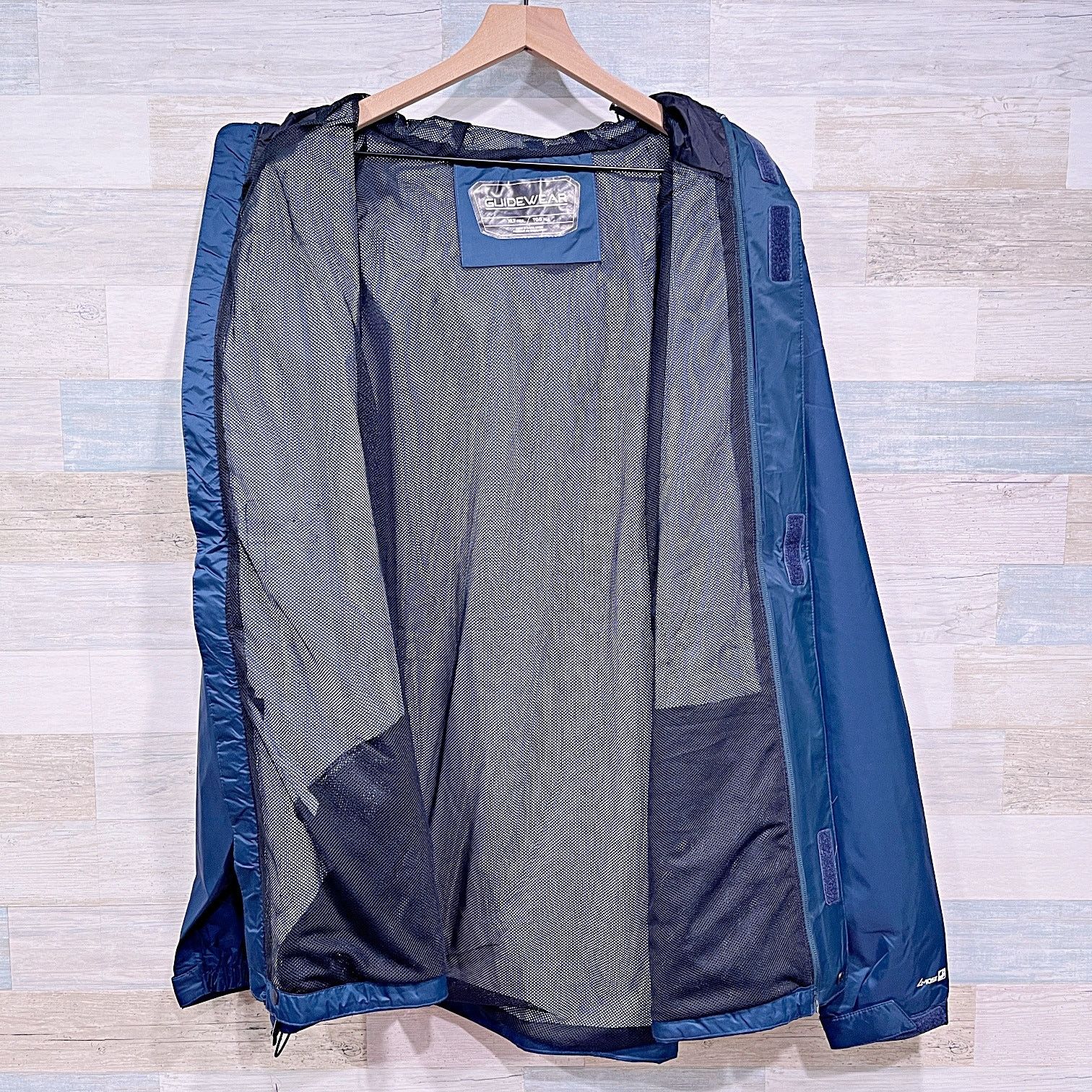 Bass Pro Shops × Cabelas Guidewear Rain Stopper Jacket Blue Mesh Lined Mens XLT Size US XL / EU 56 / 4 - 4 Thumbnail