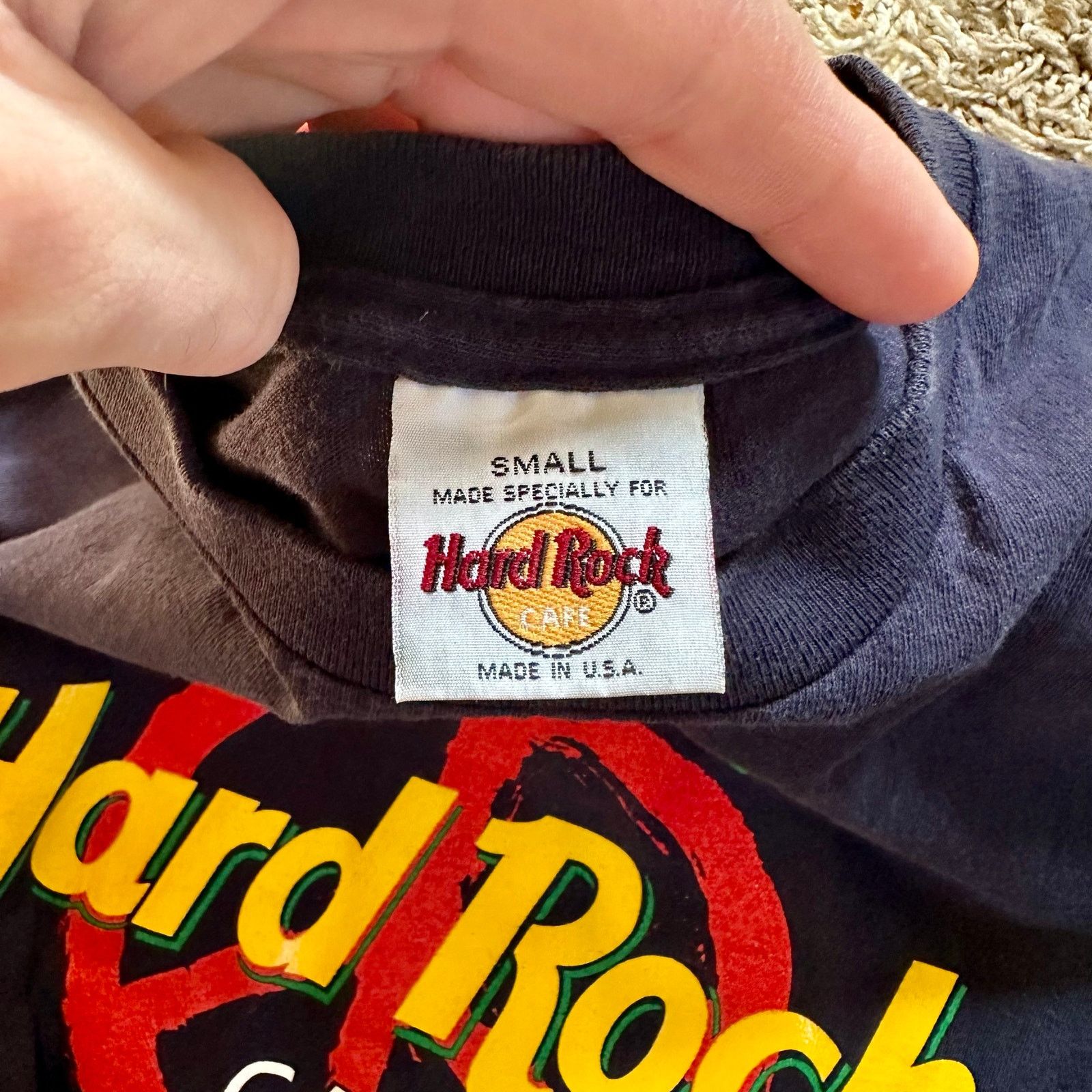 Hard Rock Cafe Vintage Hard Rock Cafe San Diego Navy T-shirt Tee Made USA Size US S / EU 44-46 / 1 - 5 Thumbnail